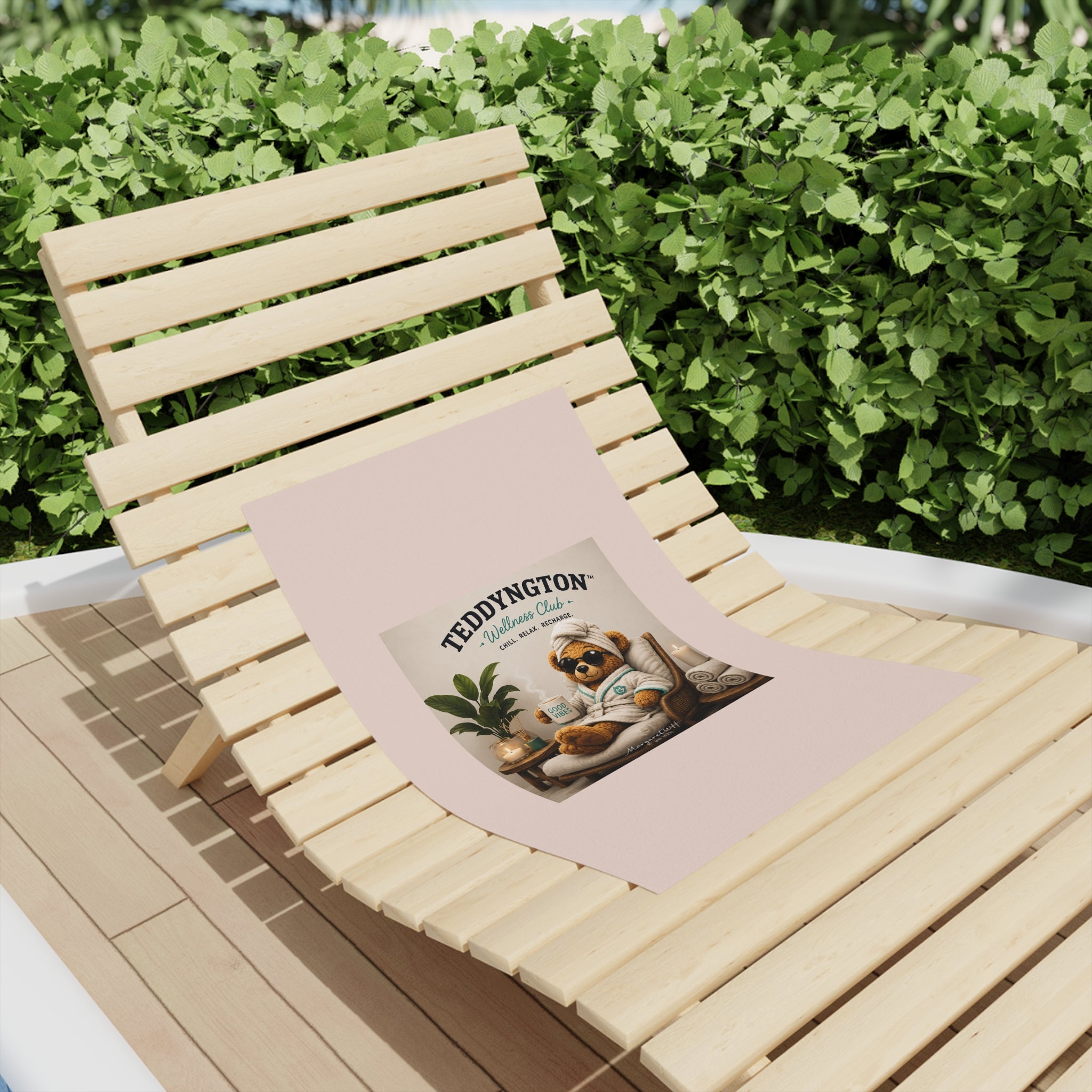 Teddyngton Wellness Club Premium Beach Towel