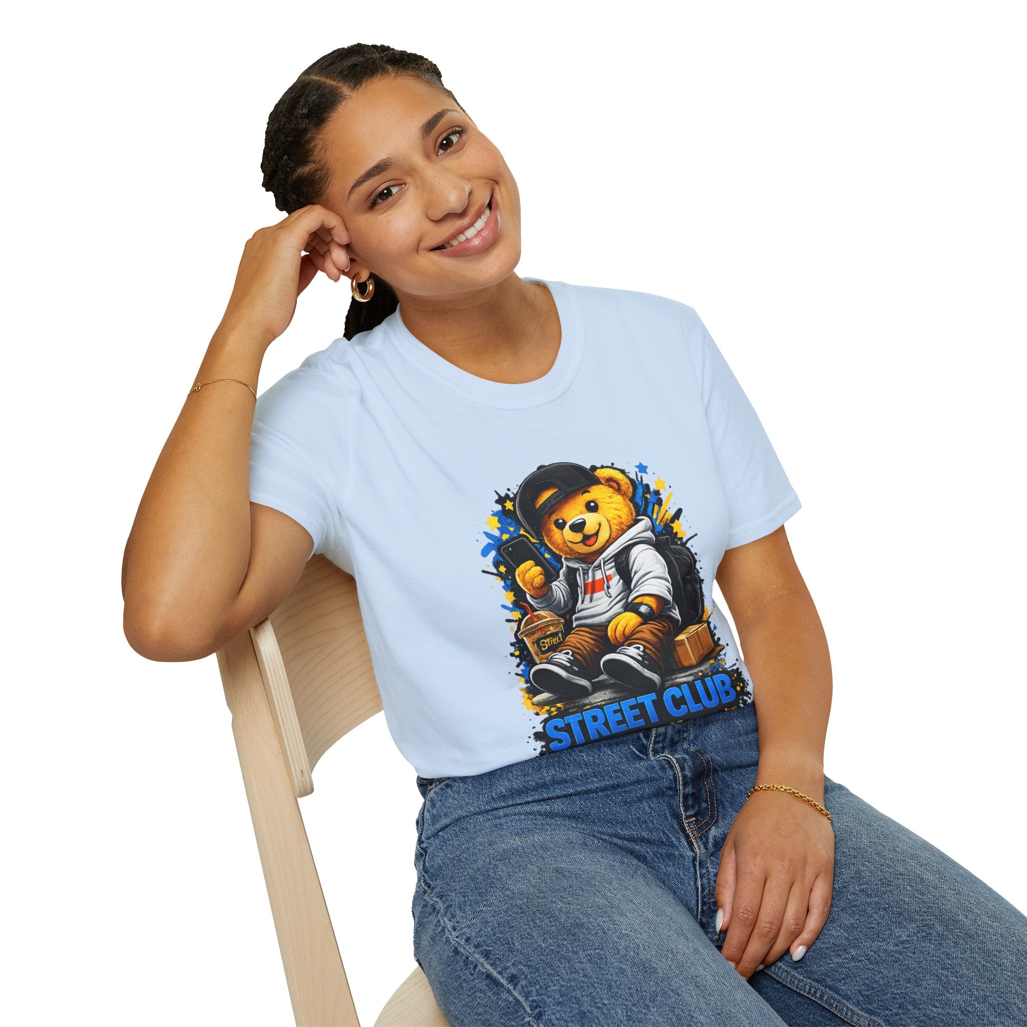 Street Club Teddy Graphic T-Shirt