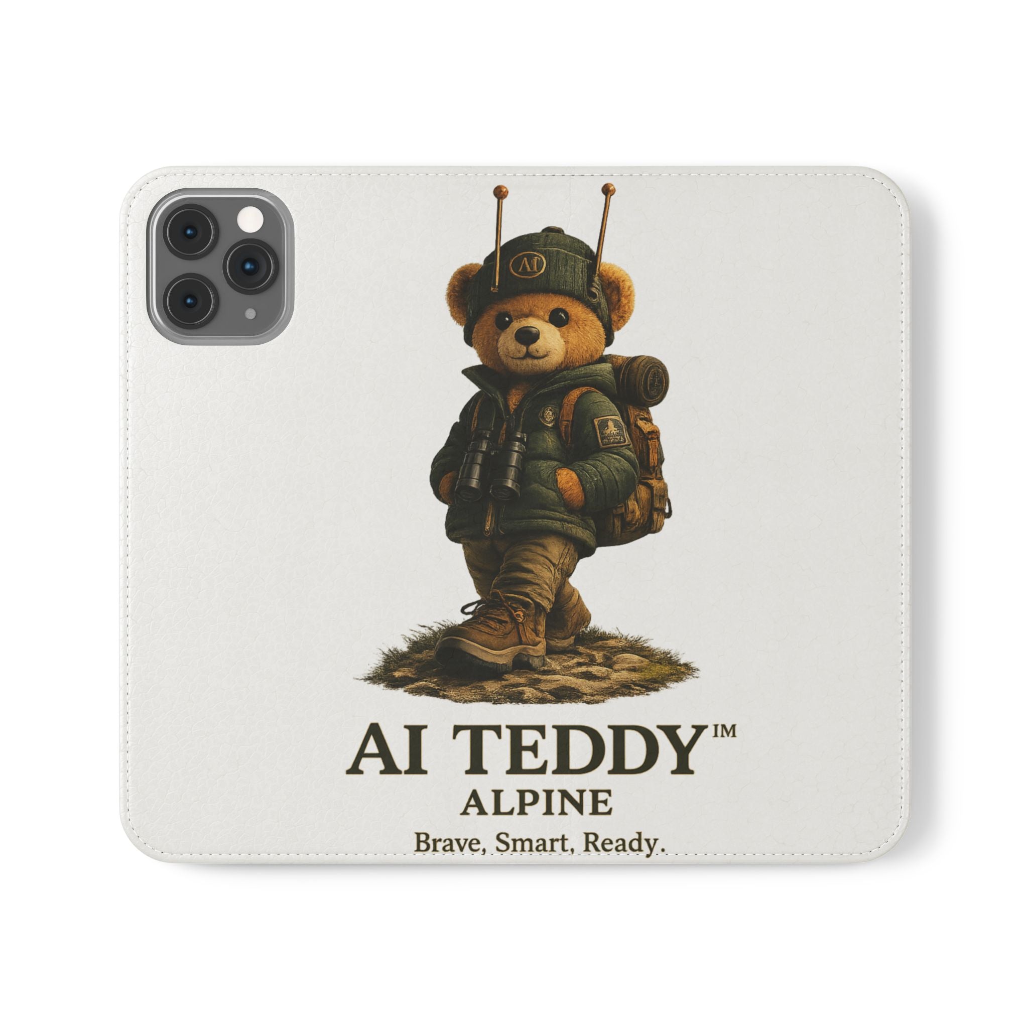 AI Teddy Alpine Wallet Phone Case