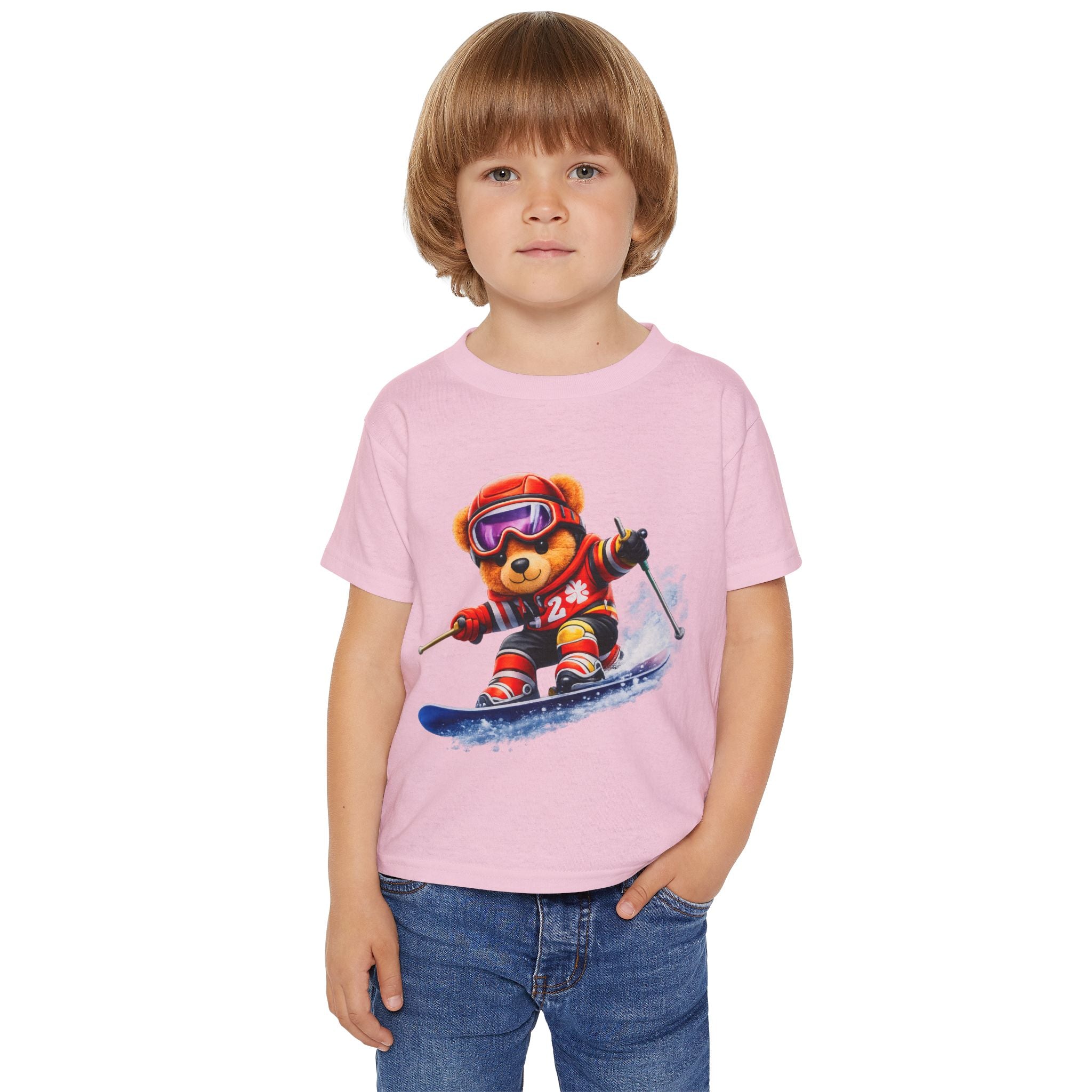 Teddyngton Ski Bear Kids T-Shirt