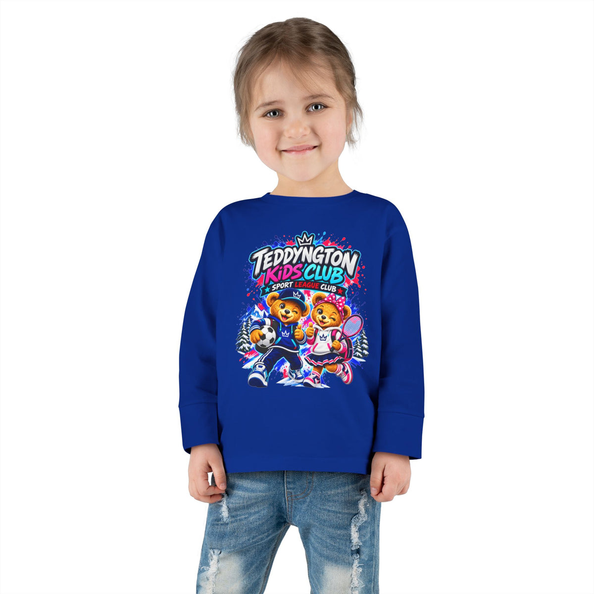 Teddyngton Kids Club Sports Long Sleeve T-Shirt