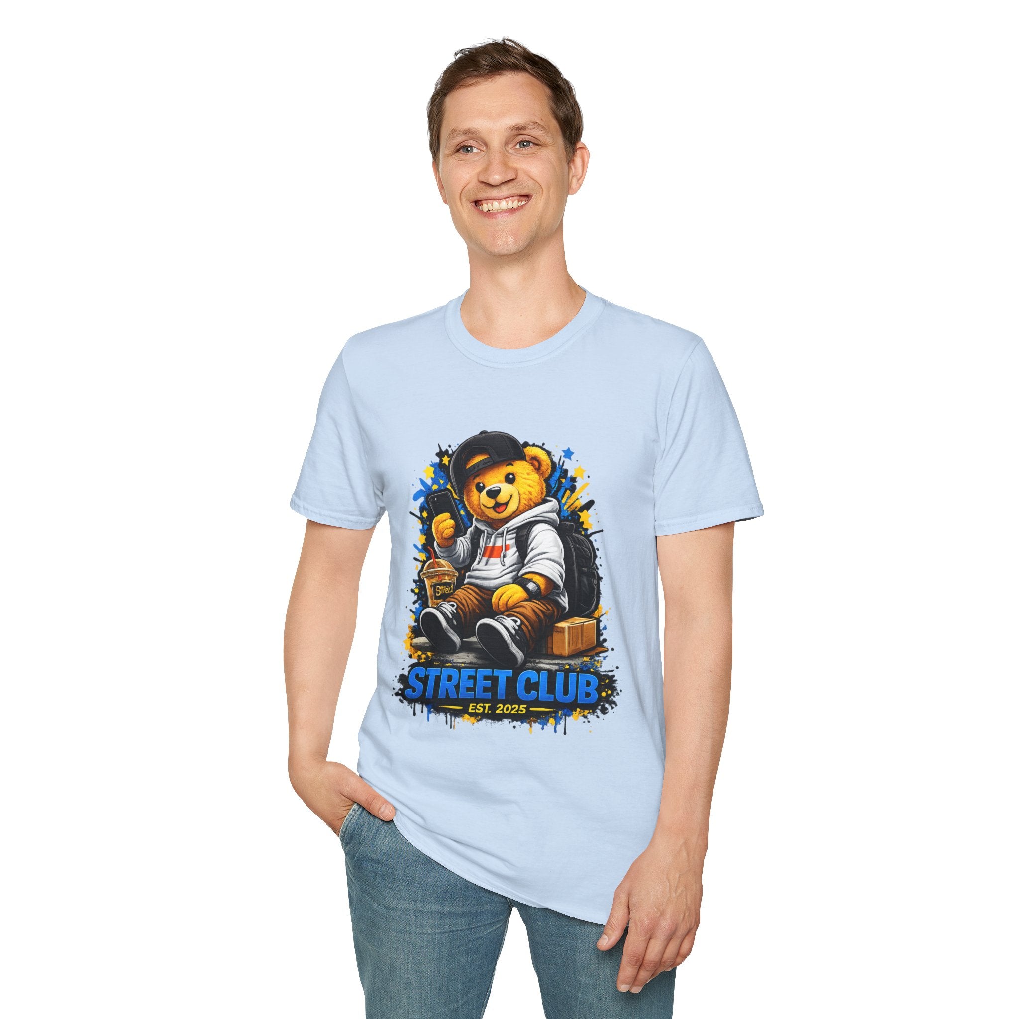 Street Club Teddy Graphic T-Shirt