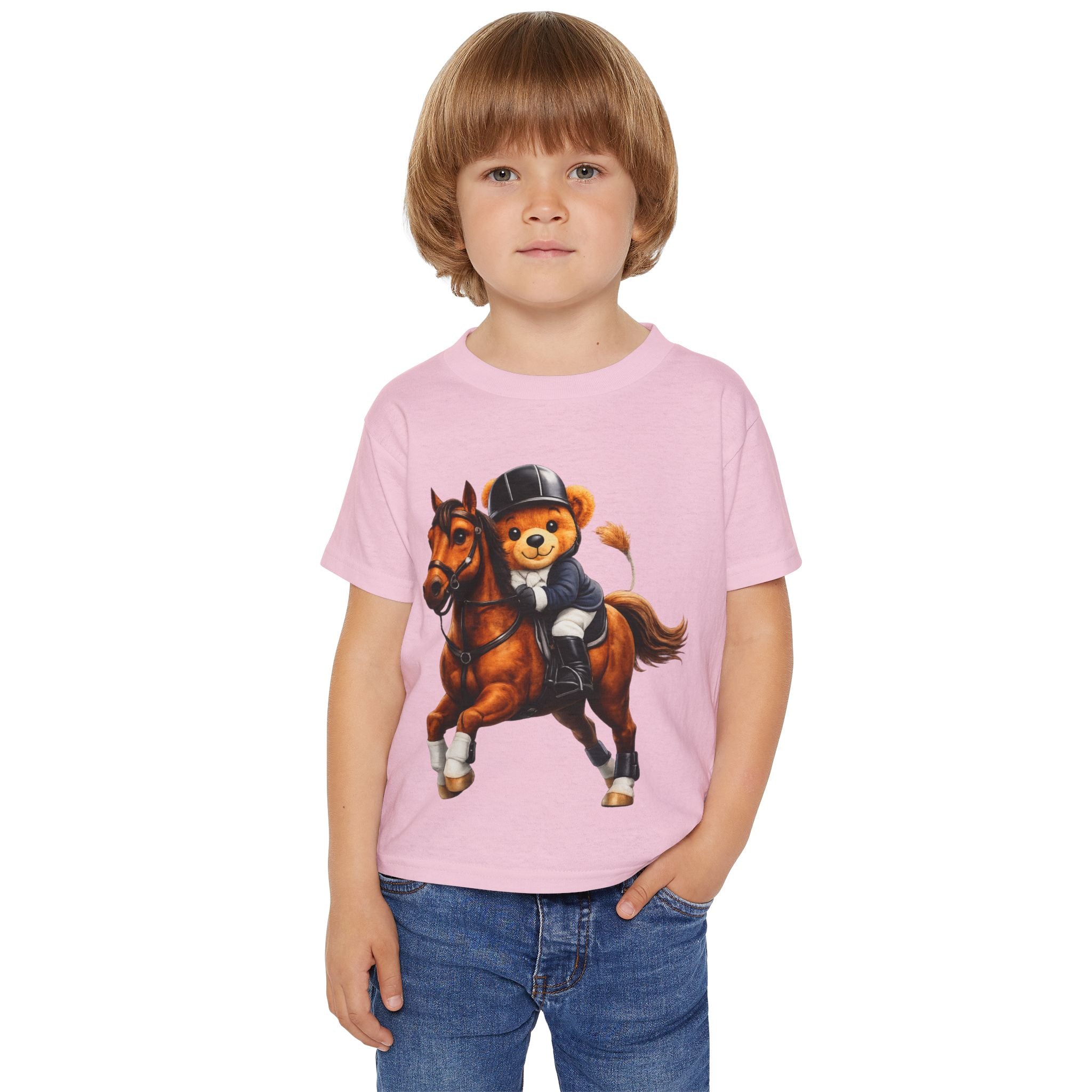 Kids Equestrian Teddy Bear T-Shirt