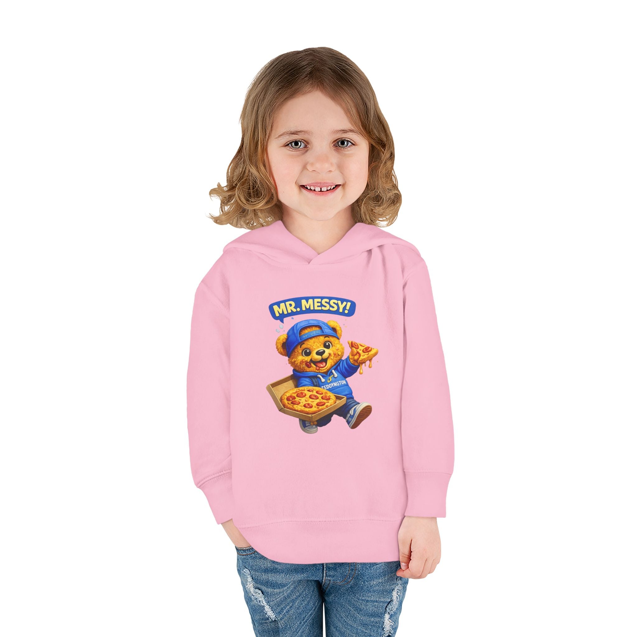 Mr. Messy Pizza Teddy Hoodie