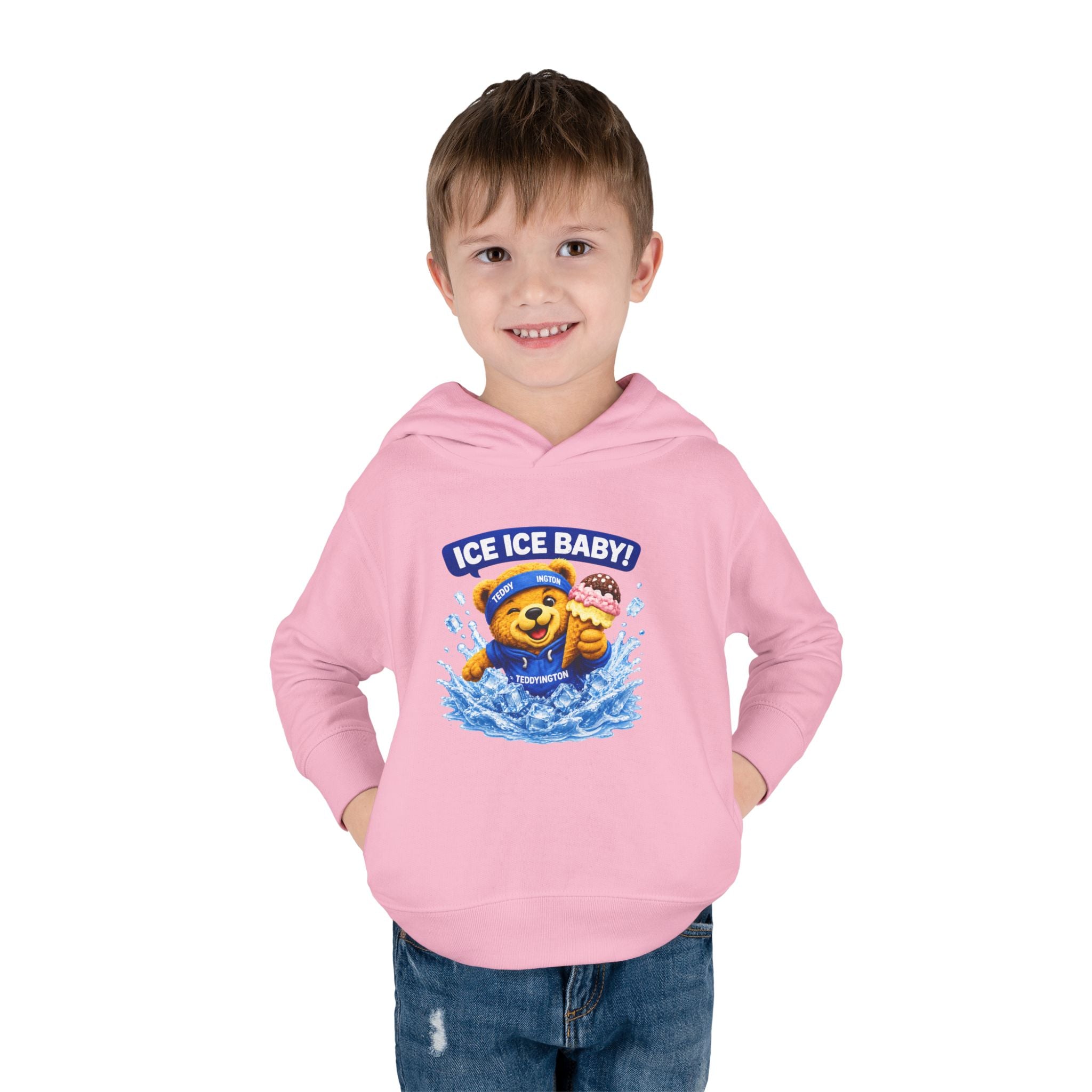 Ice Ice Baby Teddy Bear Toddler Hoodie