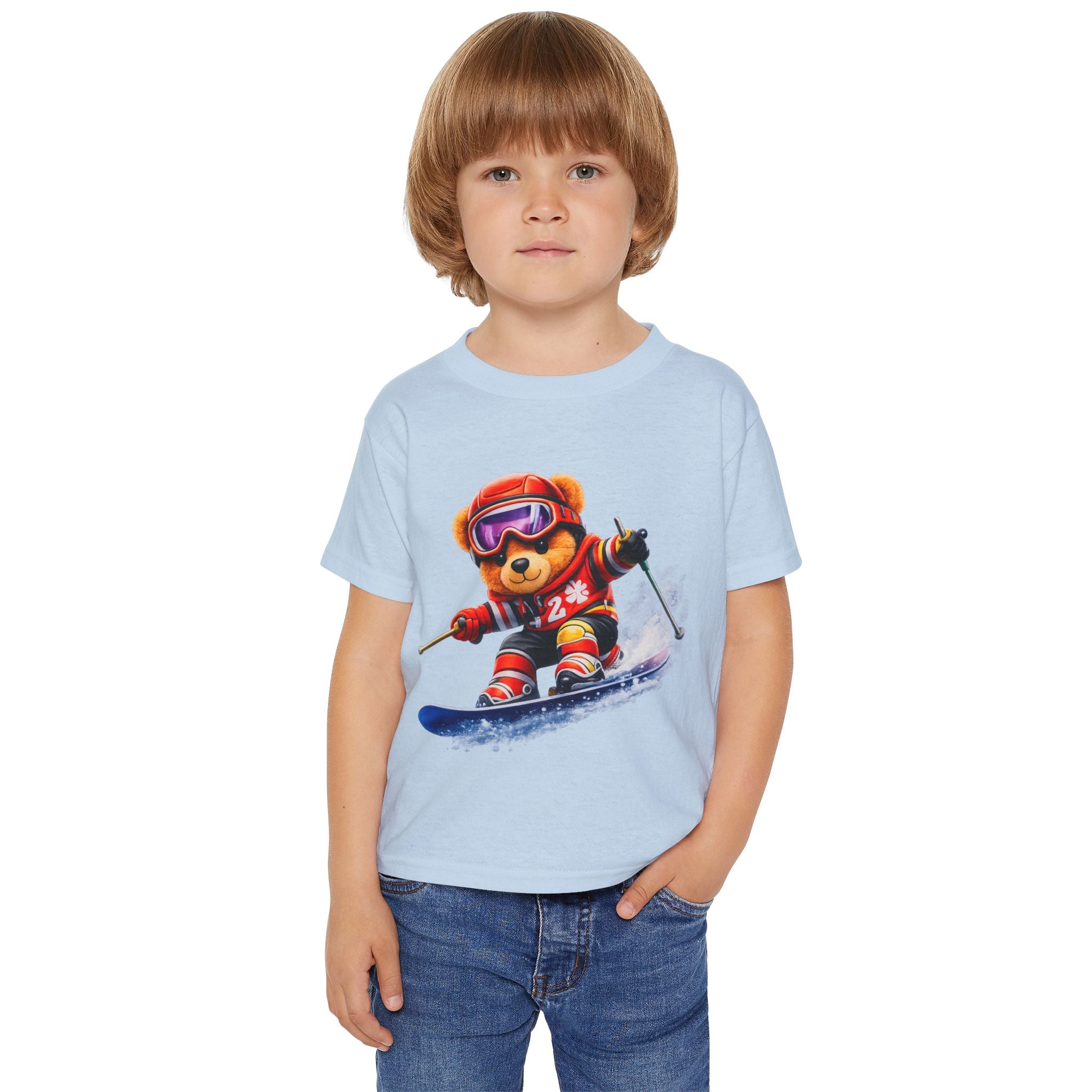 Teddyngton Ski Bear Kids T-Shirt