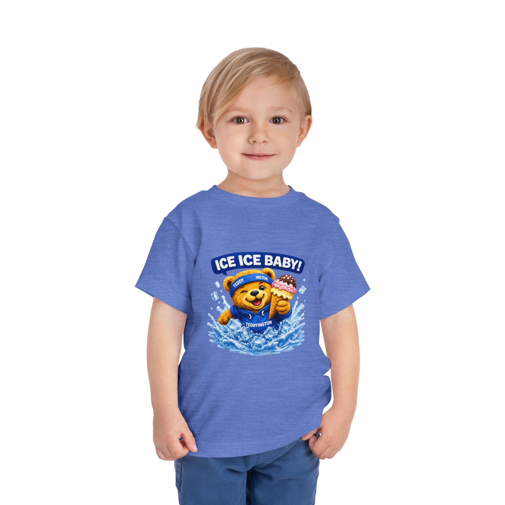 Toddler Ice Ice Baby Teddy Bear T-Shirt