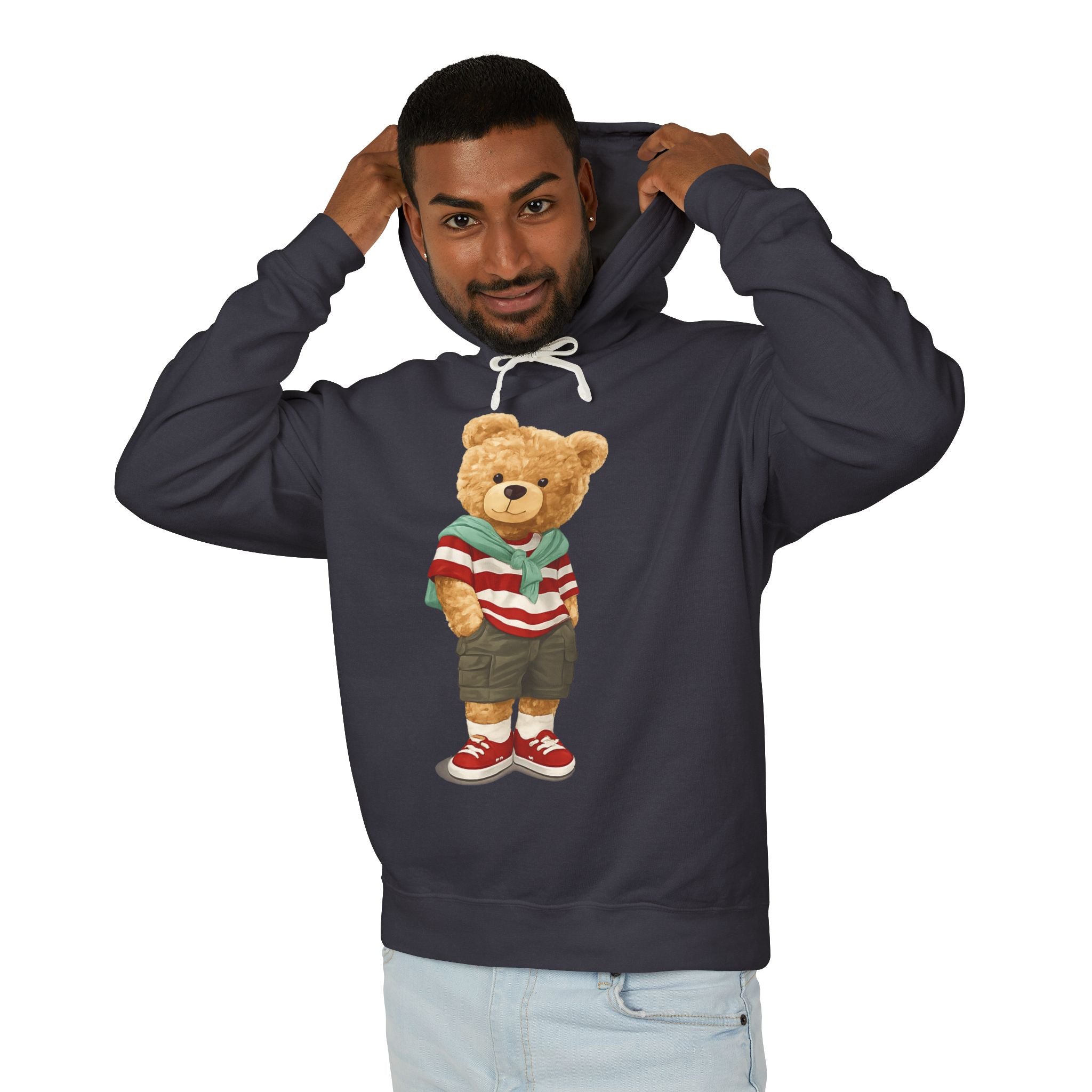 Vintage Teddy Bear Graphic Hoodie