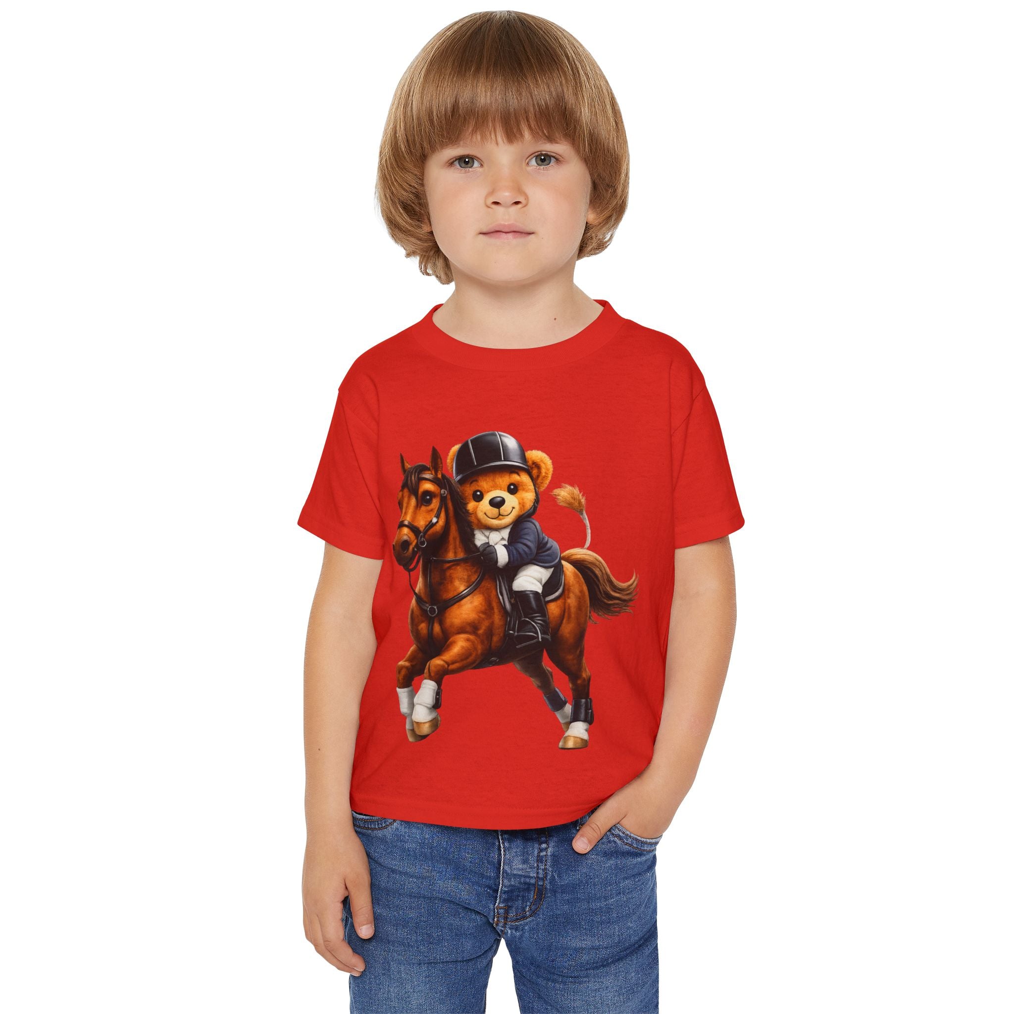 Kids Equestrian Teddy Bear T-Shirt