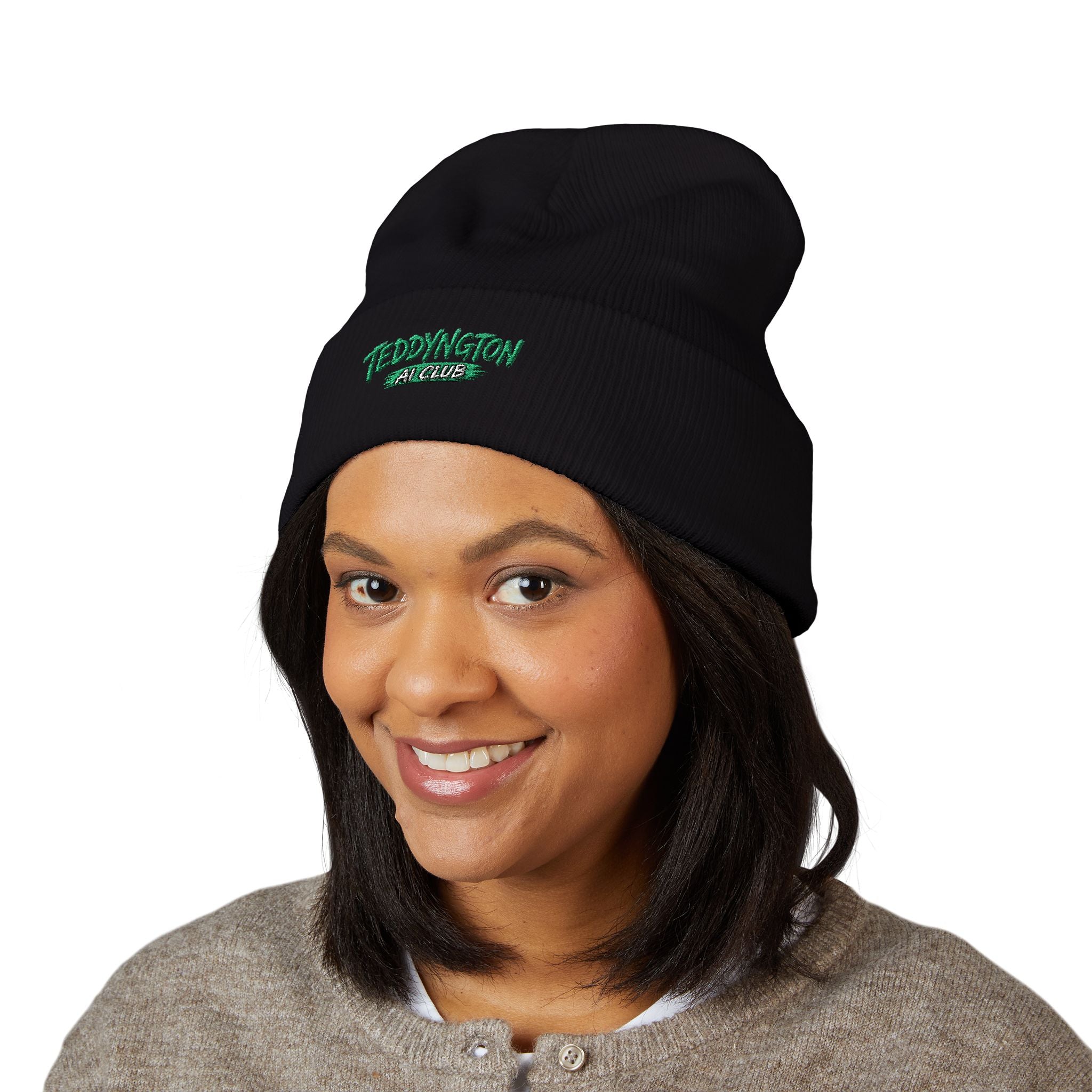 Teddyngton AI Club Embroidered Beanie