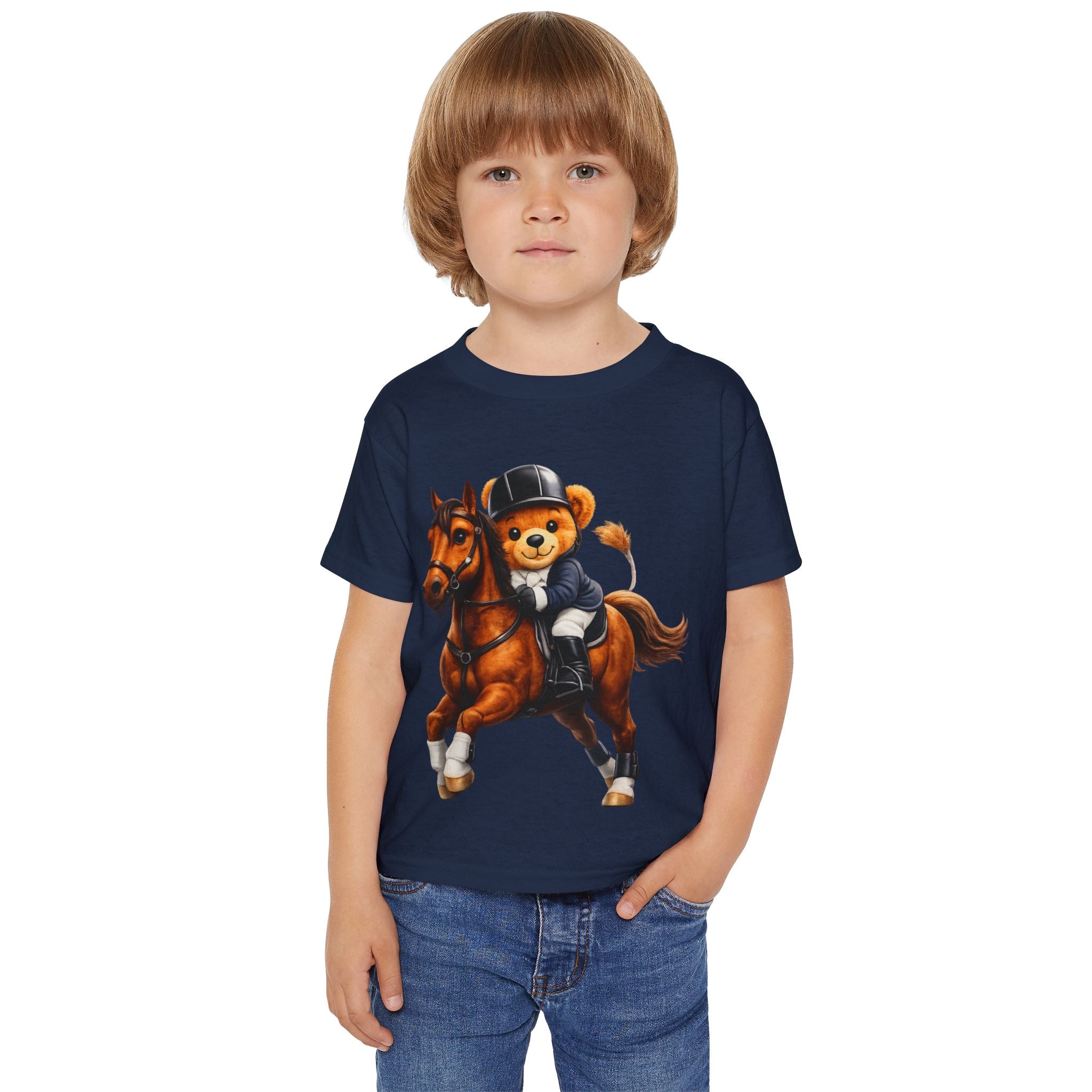 Kids Equestrian Teddy Bear T-Shirt