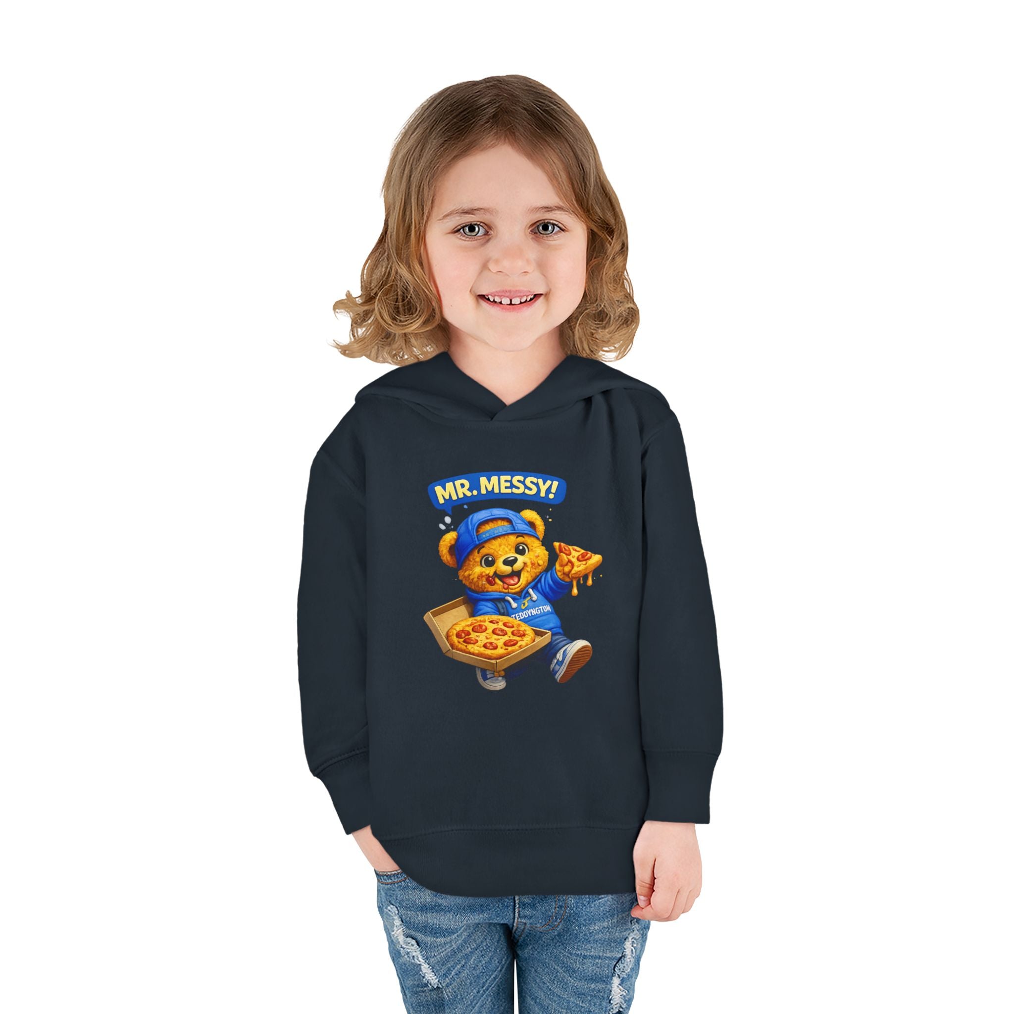 Mr. Messy Pizza Teddy Hoodie