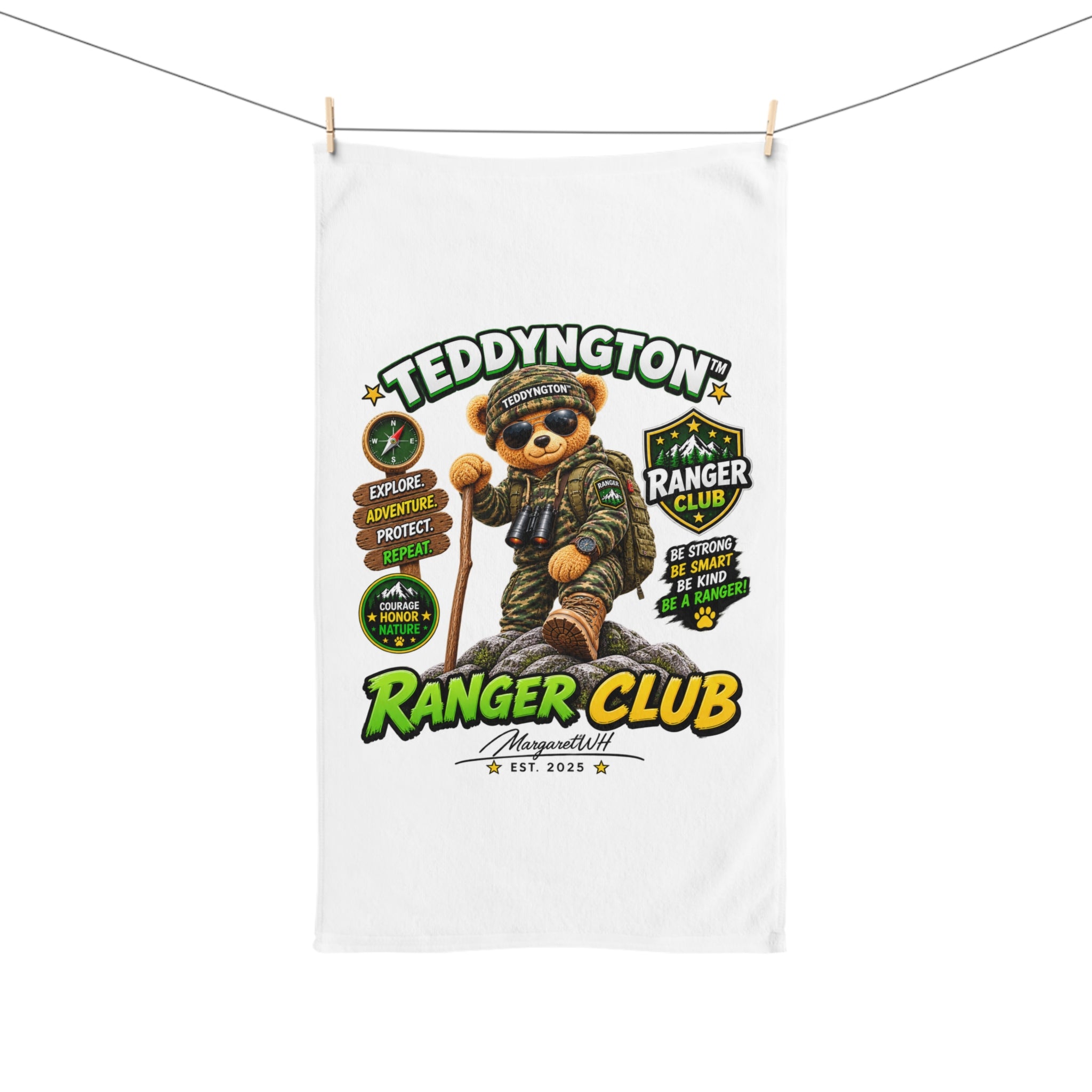 Teddyngton Ranger Club Hand Towel
