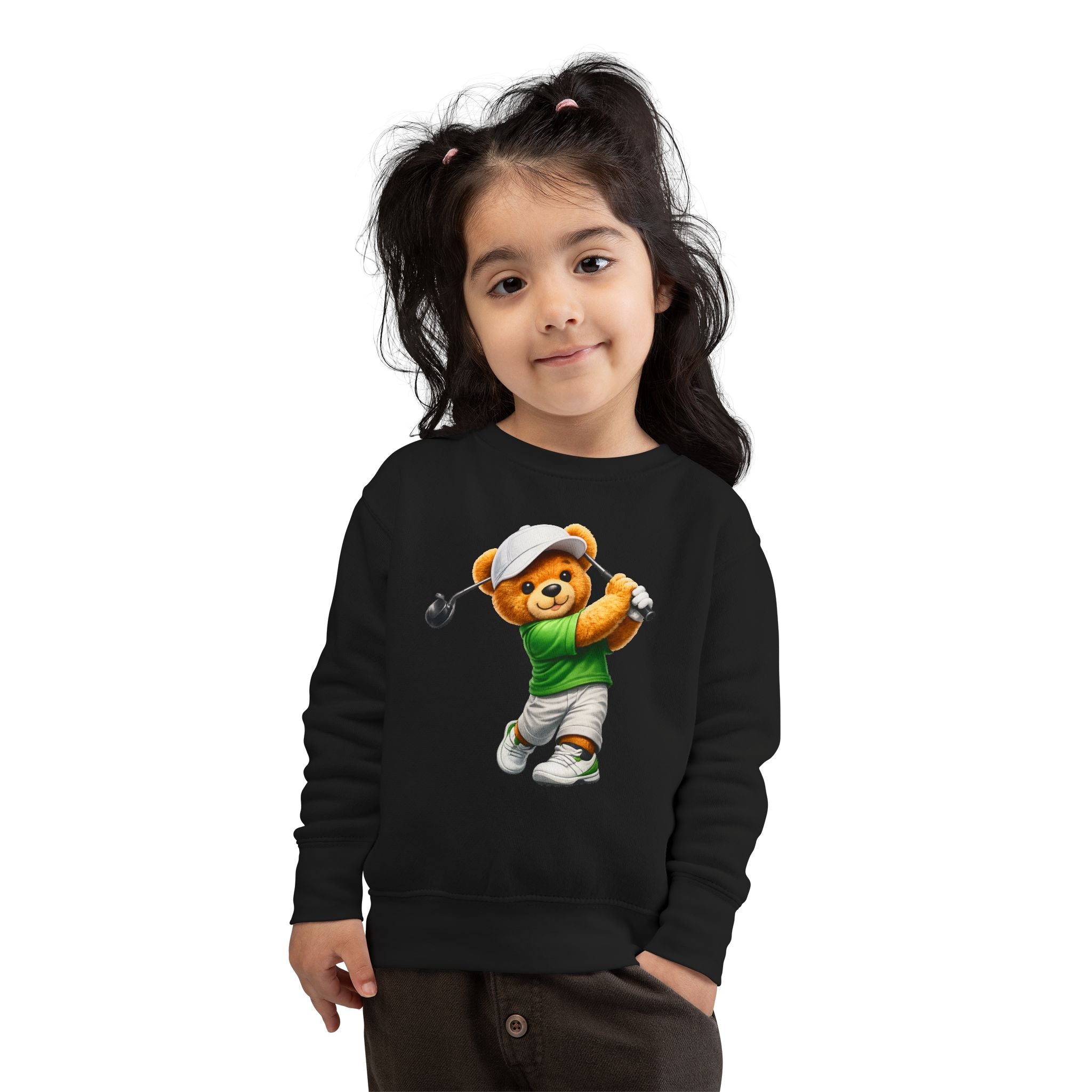 Kids Golf Teddy Bear Sweatshirt