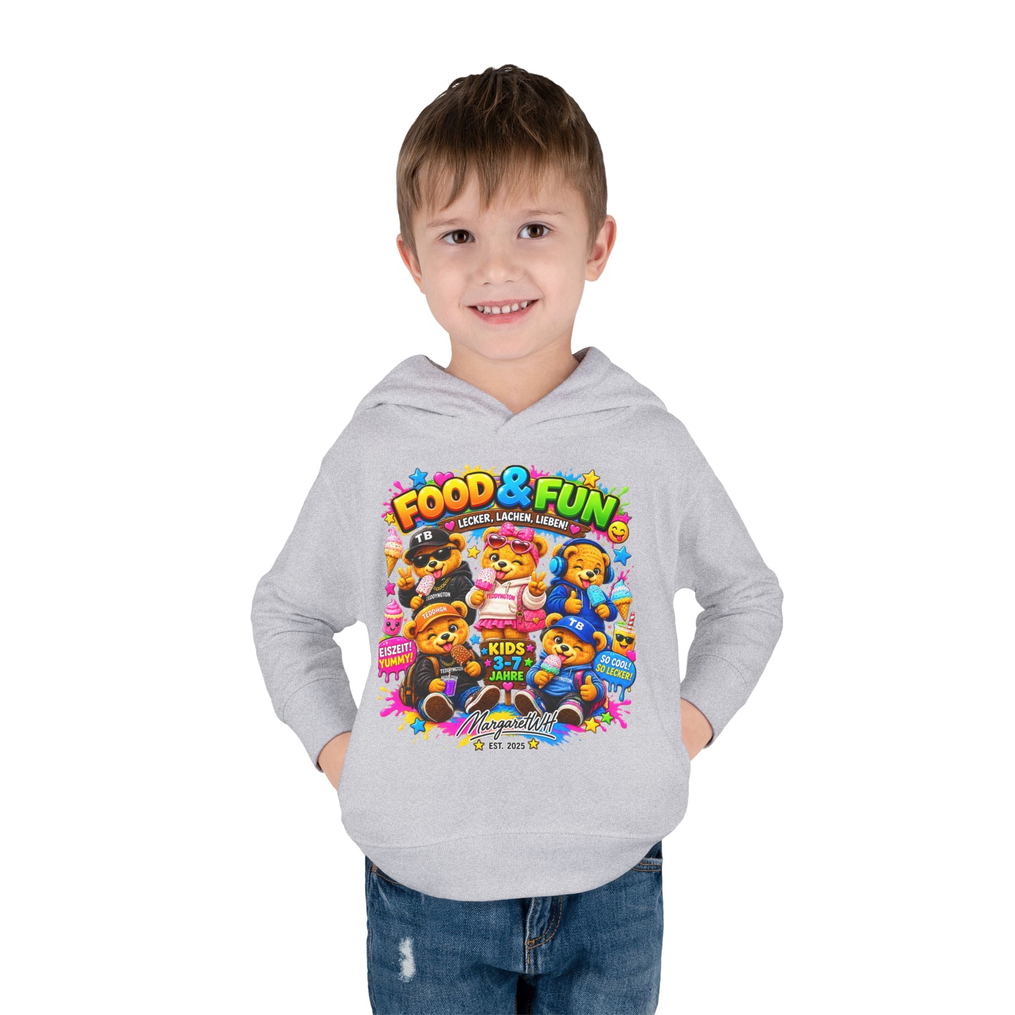 Teddyngton Food & Fun Kids Hoodie
