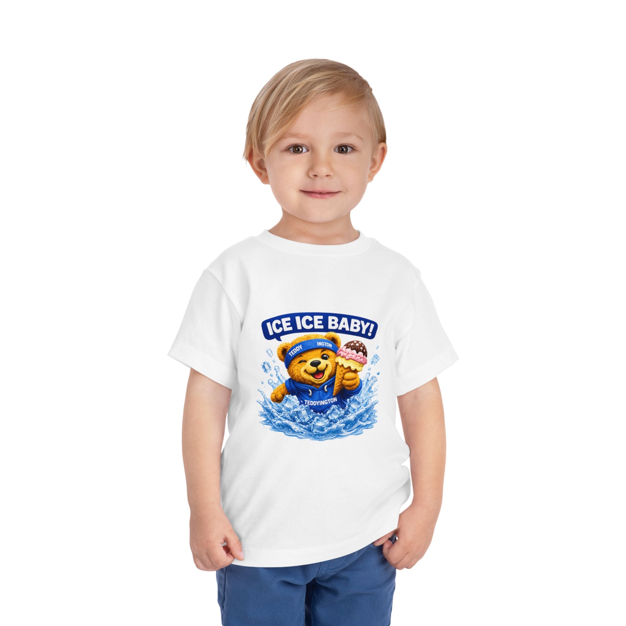 Toddler Ice Ice Baby Teddy Bear T-Shirt