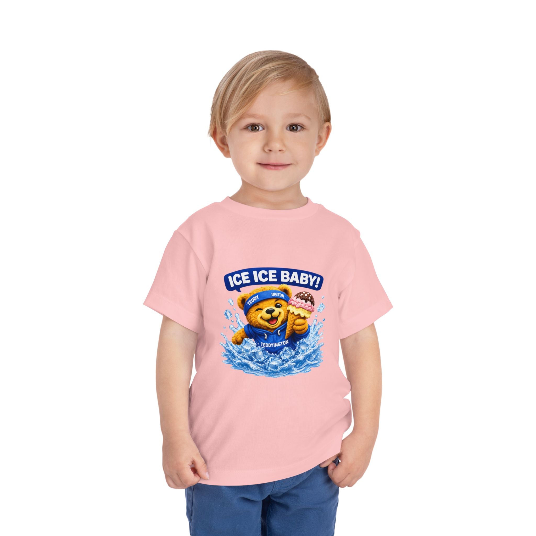Toddler Ice Ice Baby Teddy Bear T-Shirt