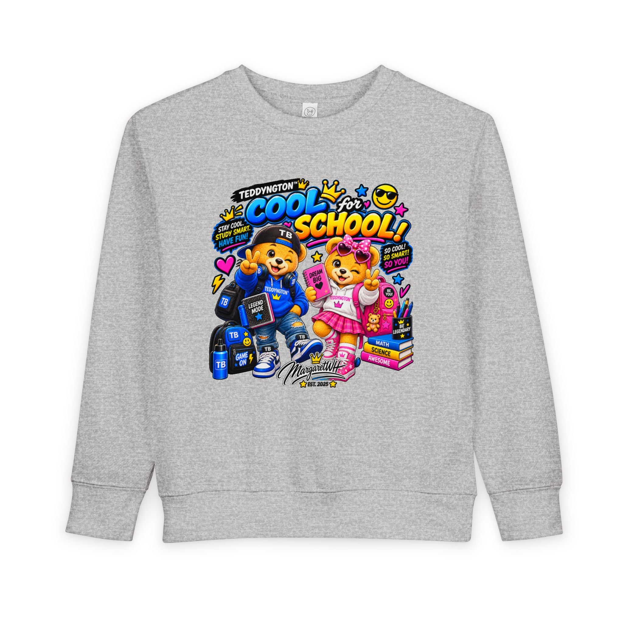 Teddyngton Cool for School Kids Sweatshirt
