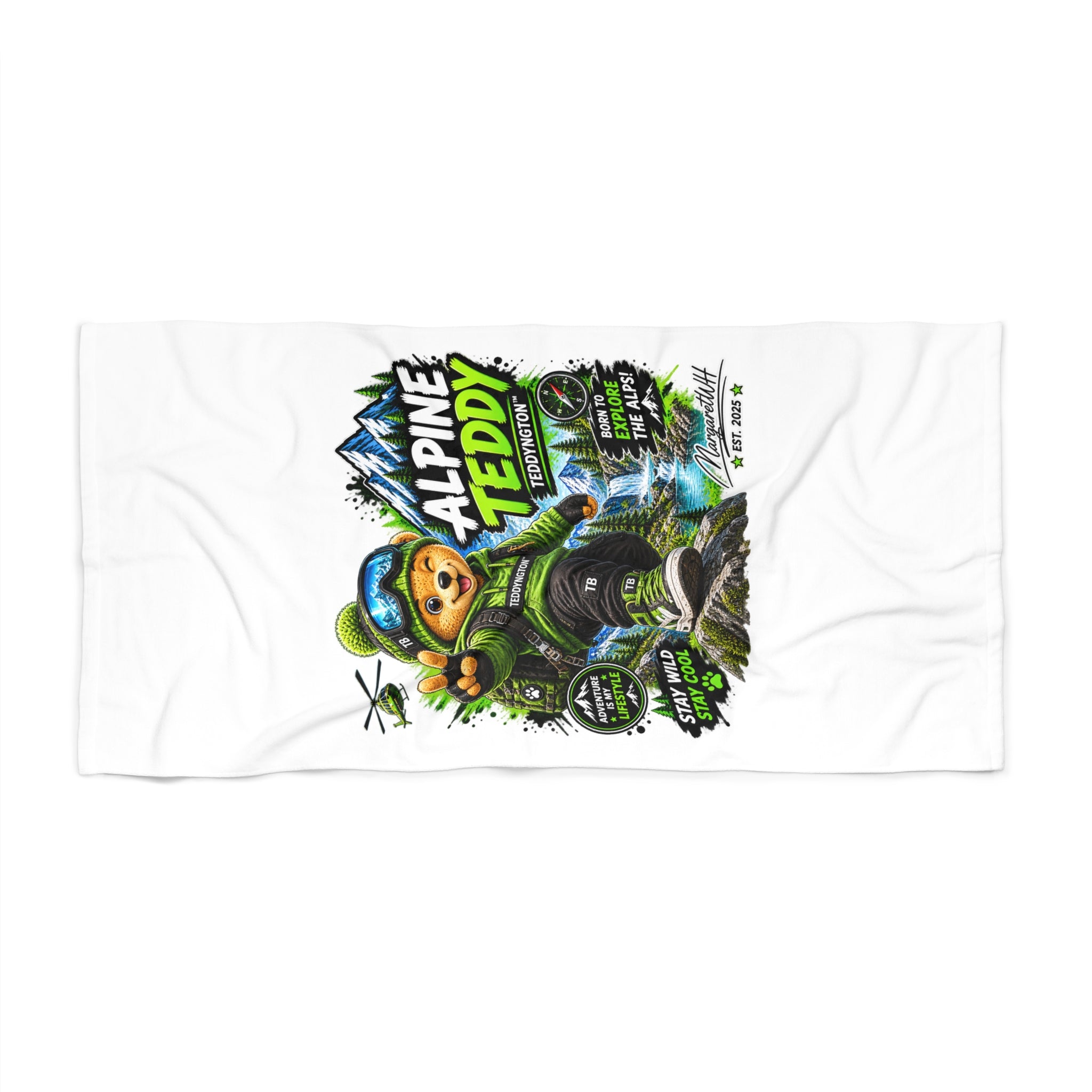 Teddyngton Alpine Teddy Beach Towel