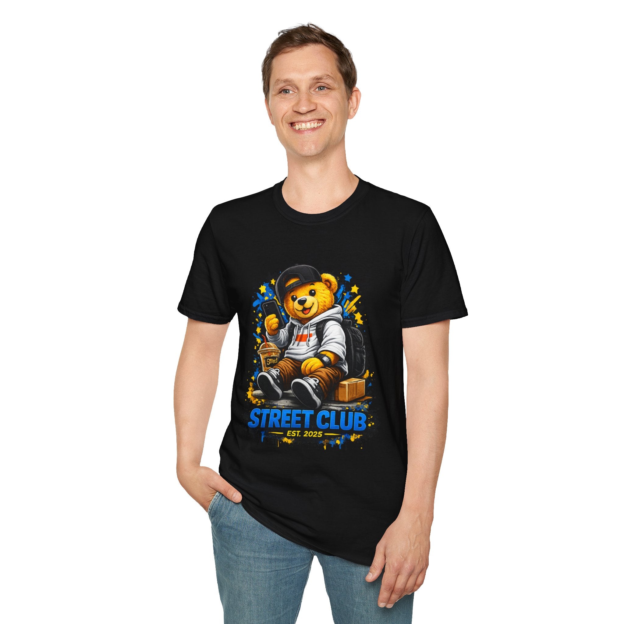 Street Club Teddy Graphic T-Shirt