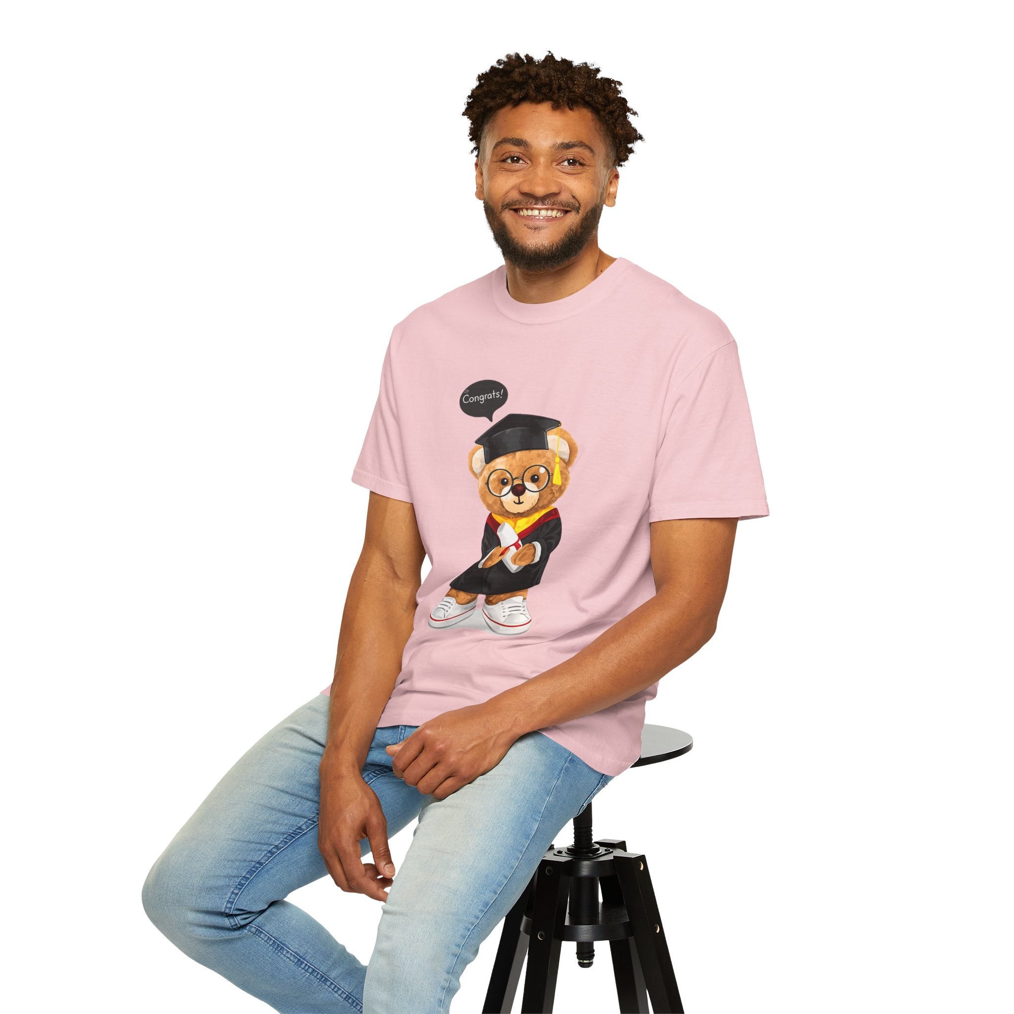 Graduation Teddy Bear Graphic T-Shirt