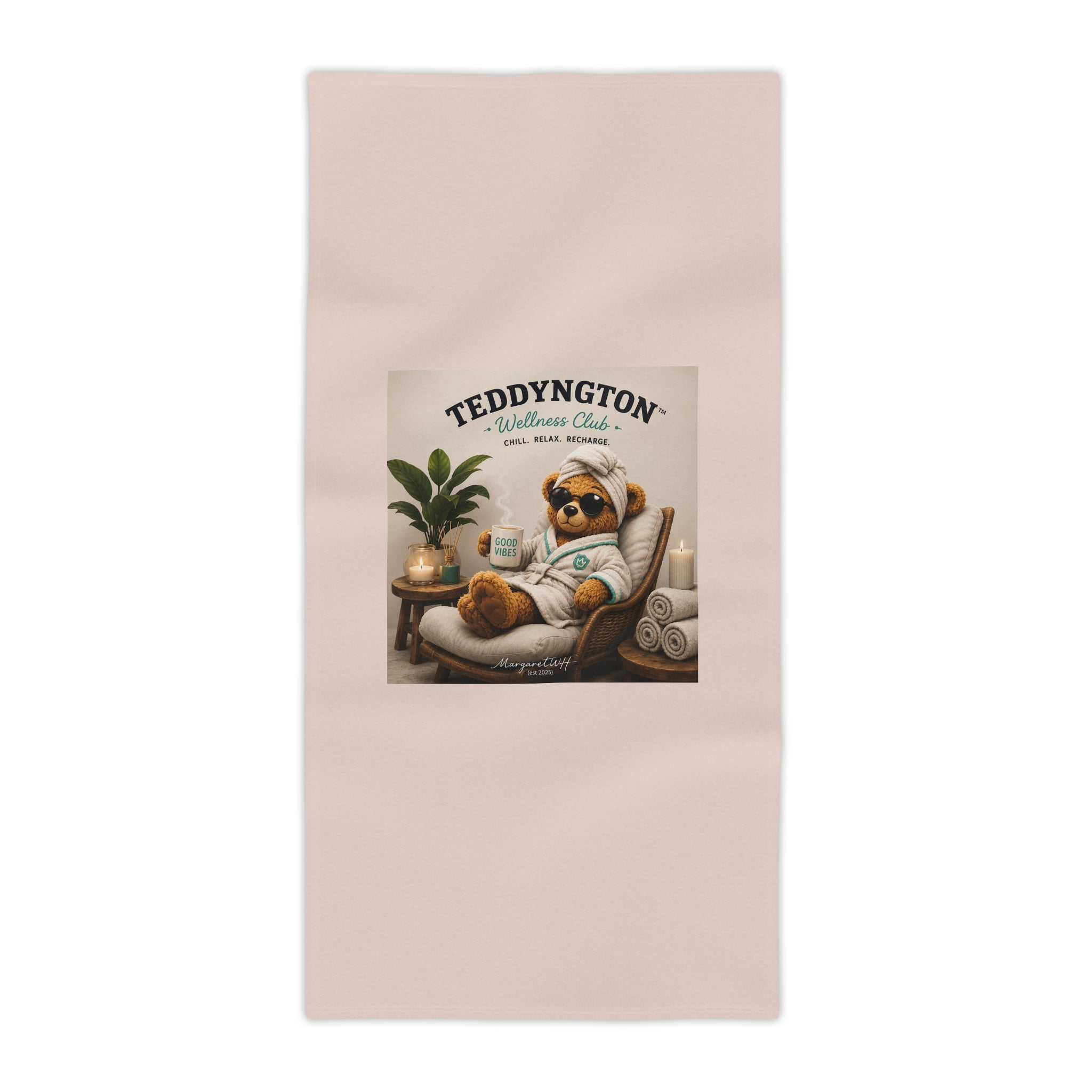 Teddyngton Wellness Club Premium Beach Towel
