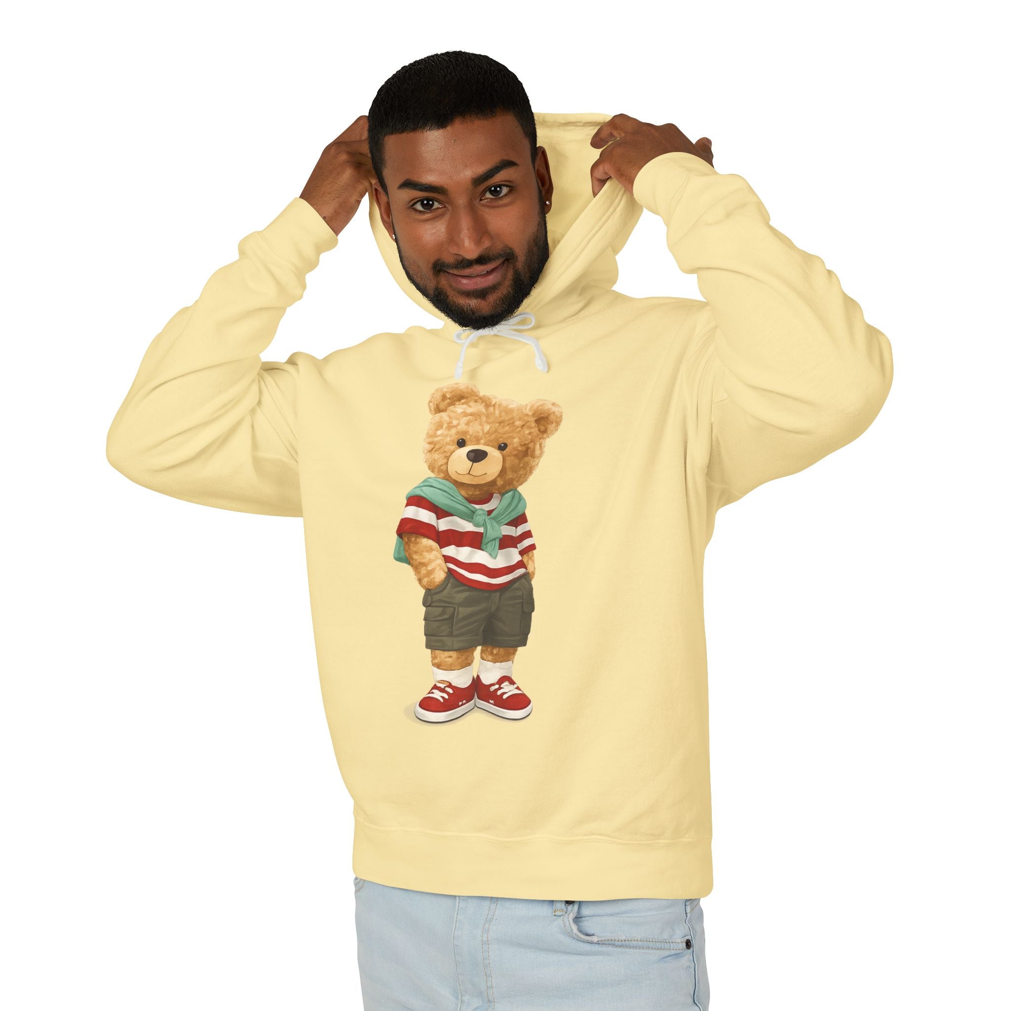 Vintage Teddy Bear Graphic Hoodie