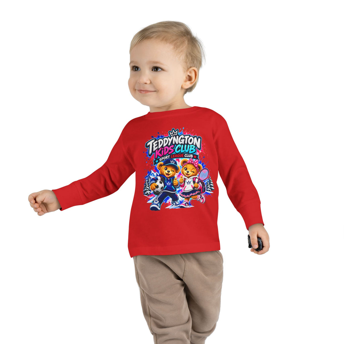 Teddyngton Kids Club Sports Long Sleeve T-Shirt