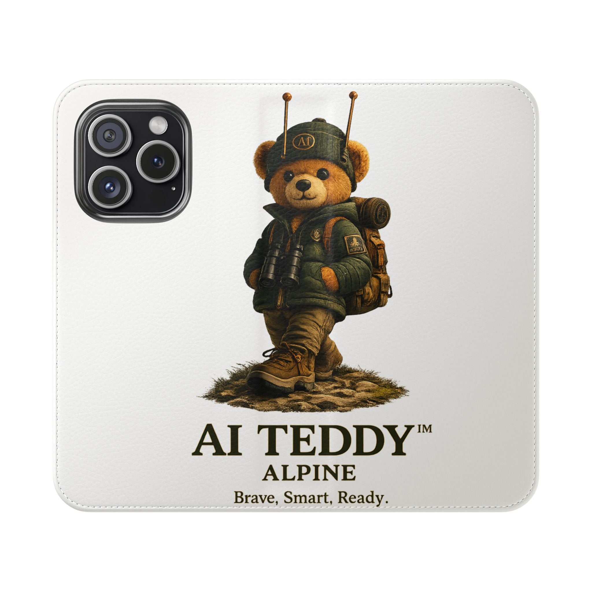 AI Teddy Alpine Wallet Phone Case