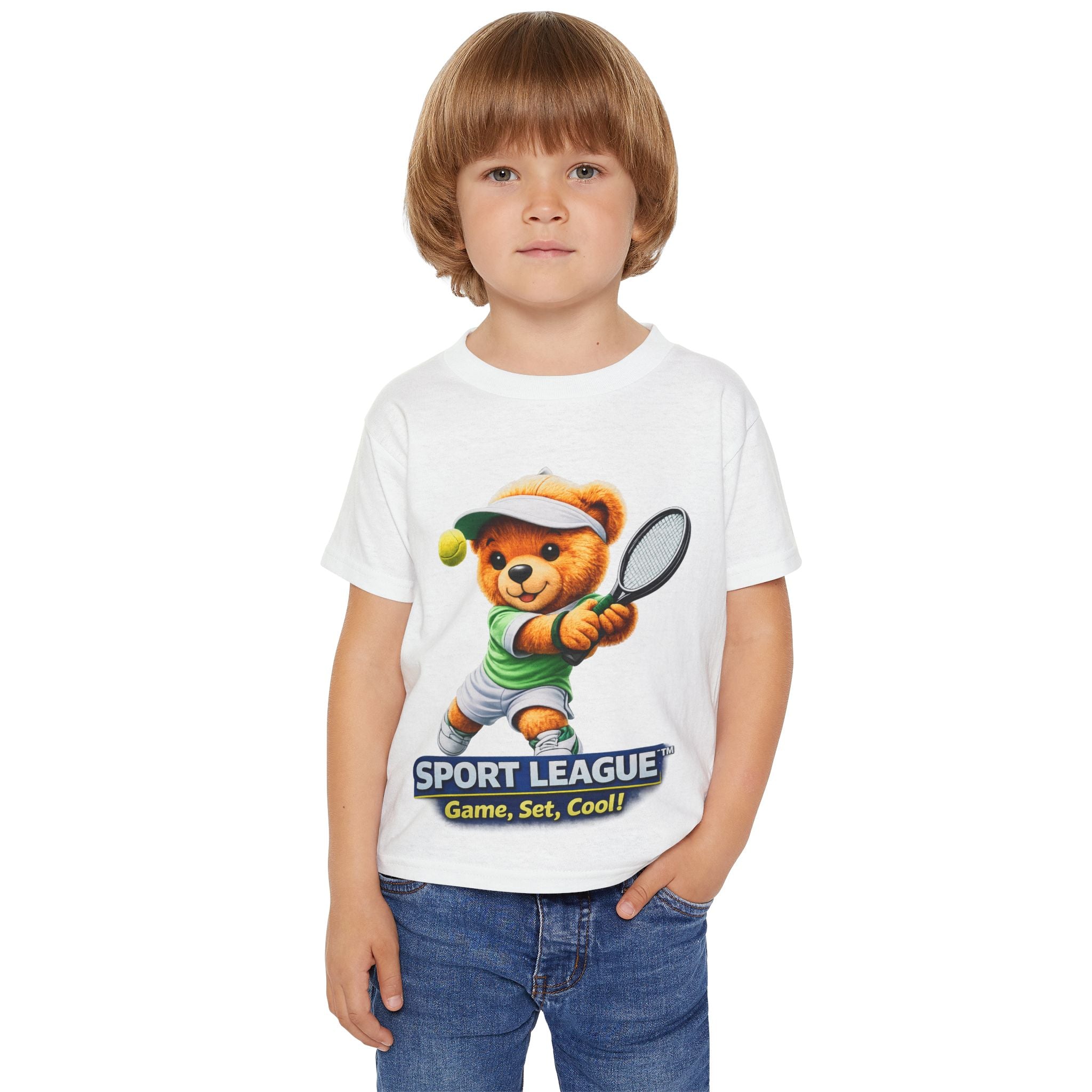 Kids Tennis Teddy Bear T-Shirt