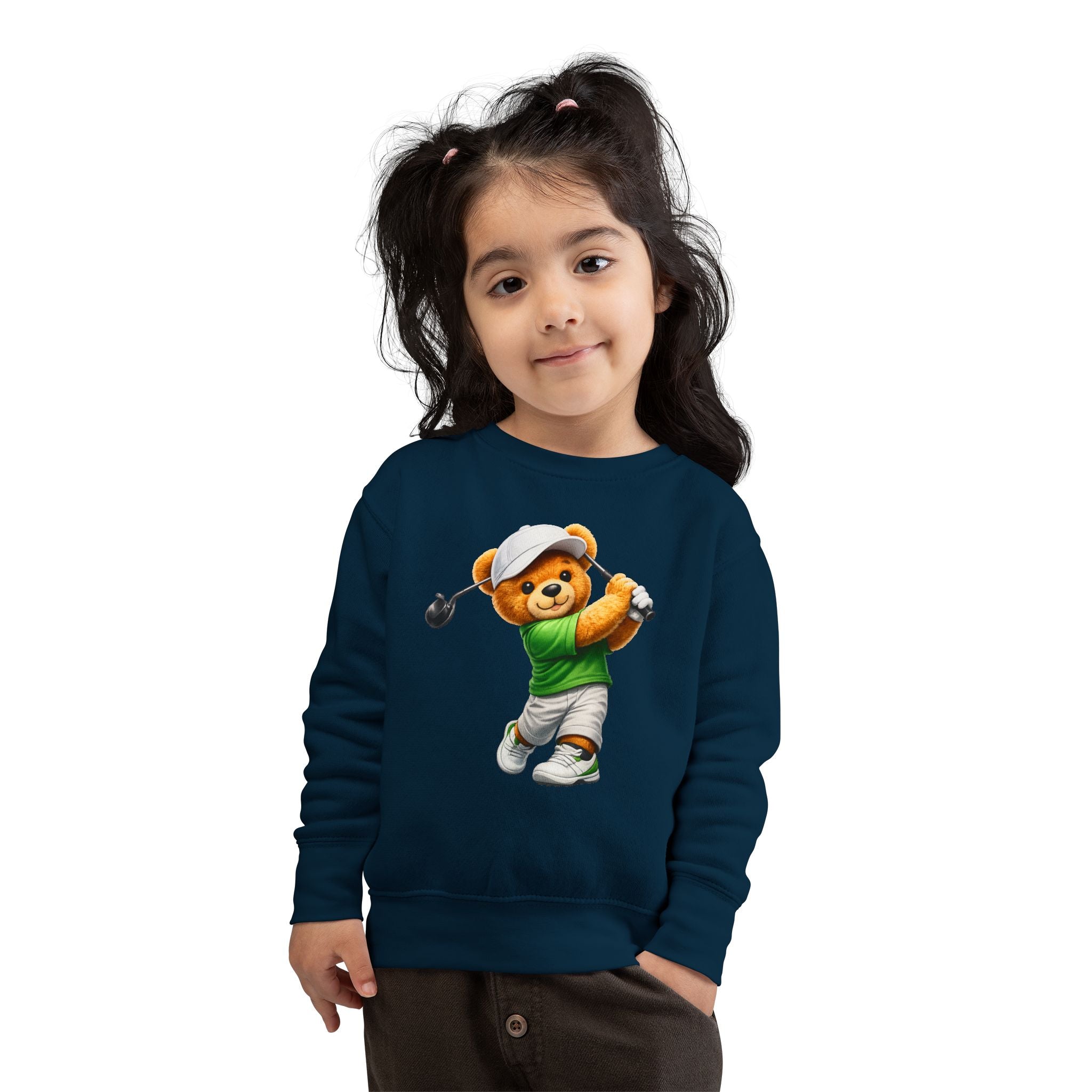 Kids Golf Teddy Bear Sweatshirt