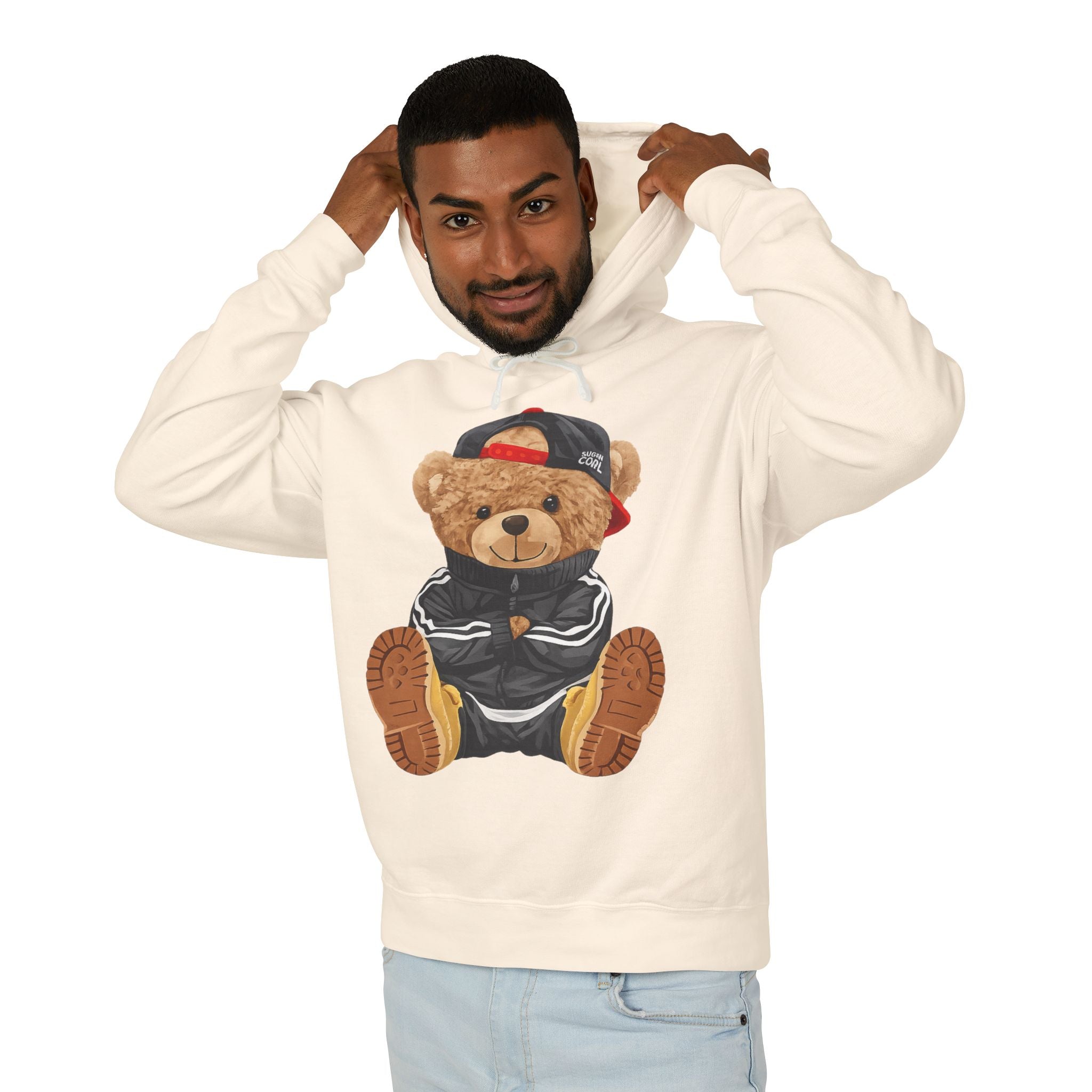 Urban Teddy Bear Streetwear Graphic Hoodie