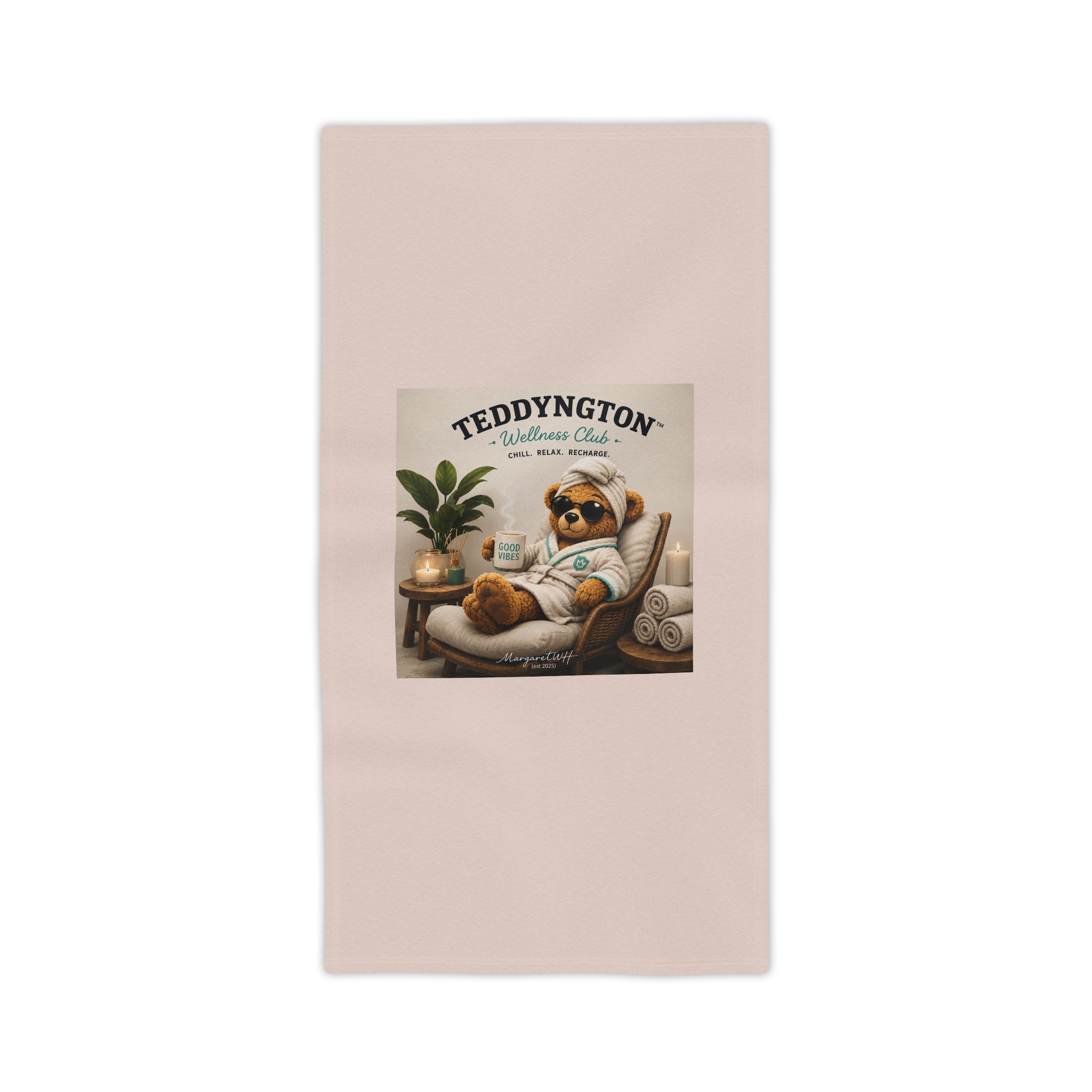 Teddyngton Wellness Club Premium Beach Towel