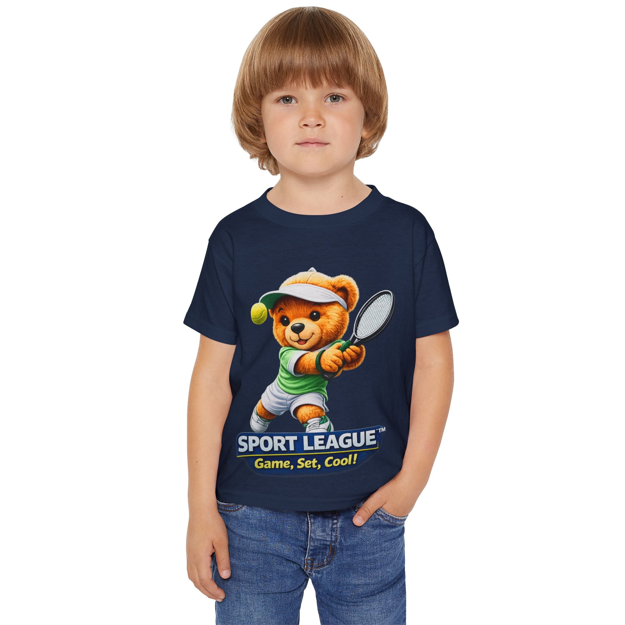 Kids Tennis Teddy Bear T-Shirt