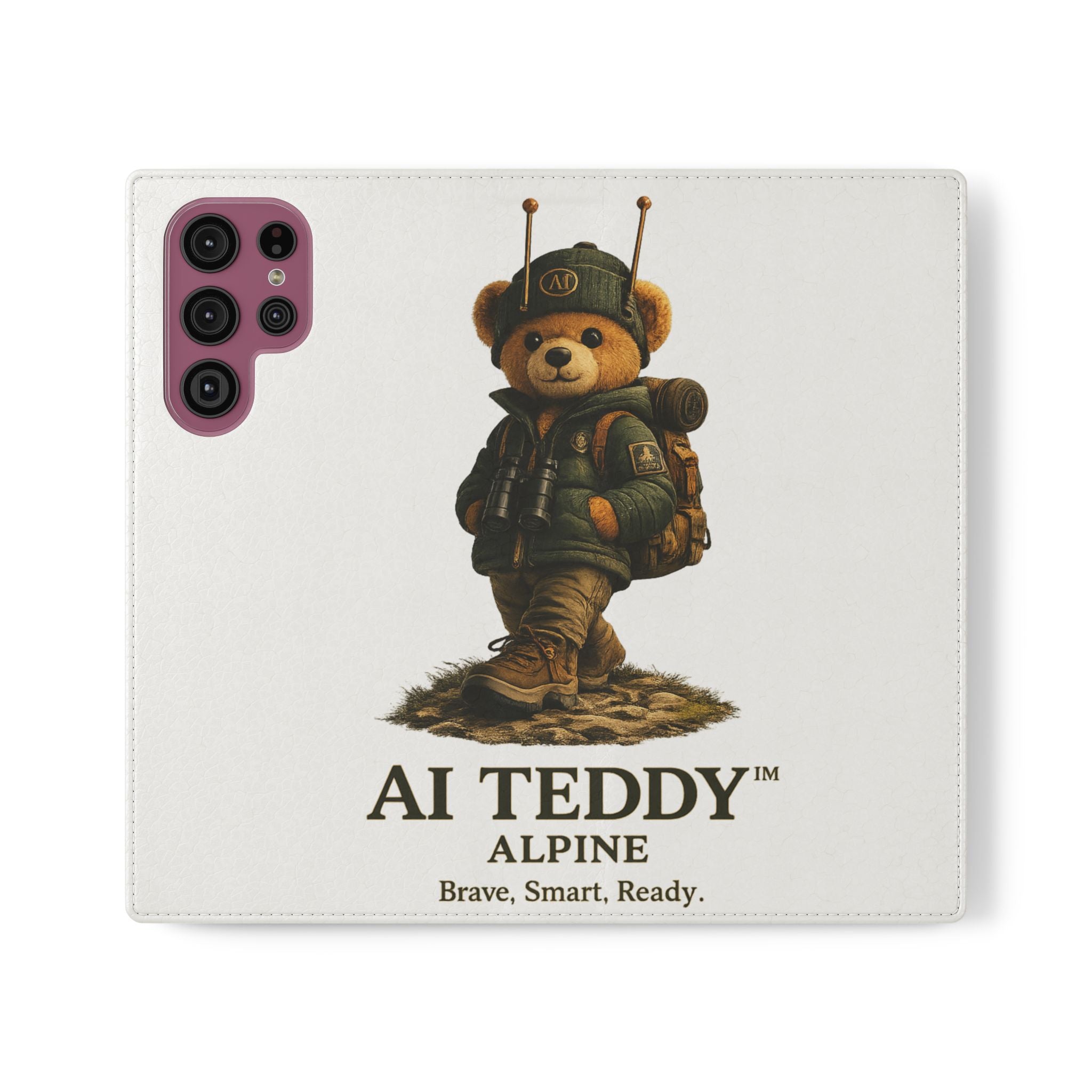 AI Teddy Alpine Wallet Phone Case