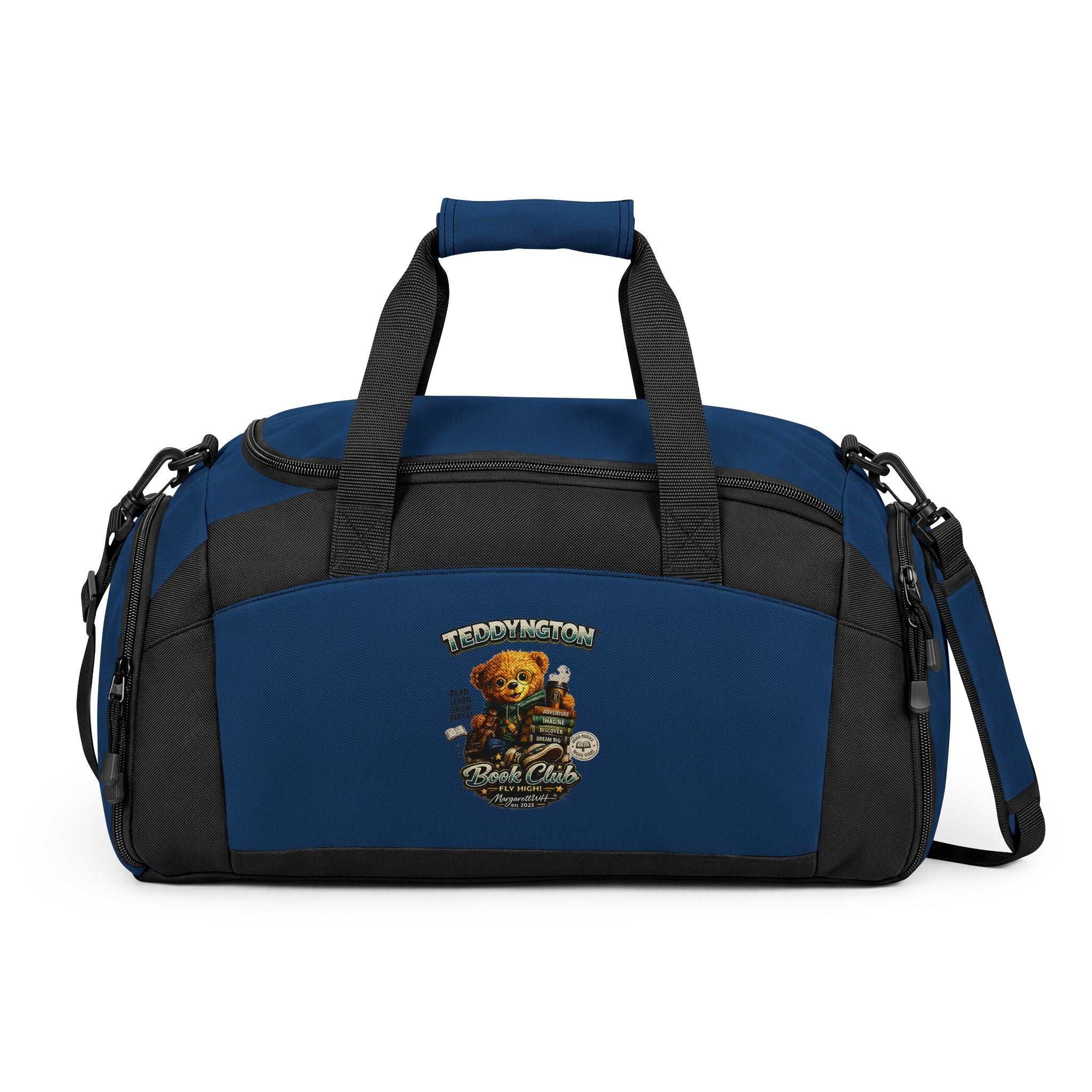 Book Lover Teddy Bear Gym Bag