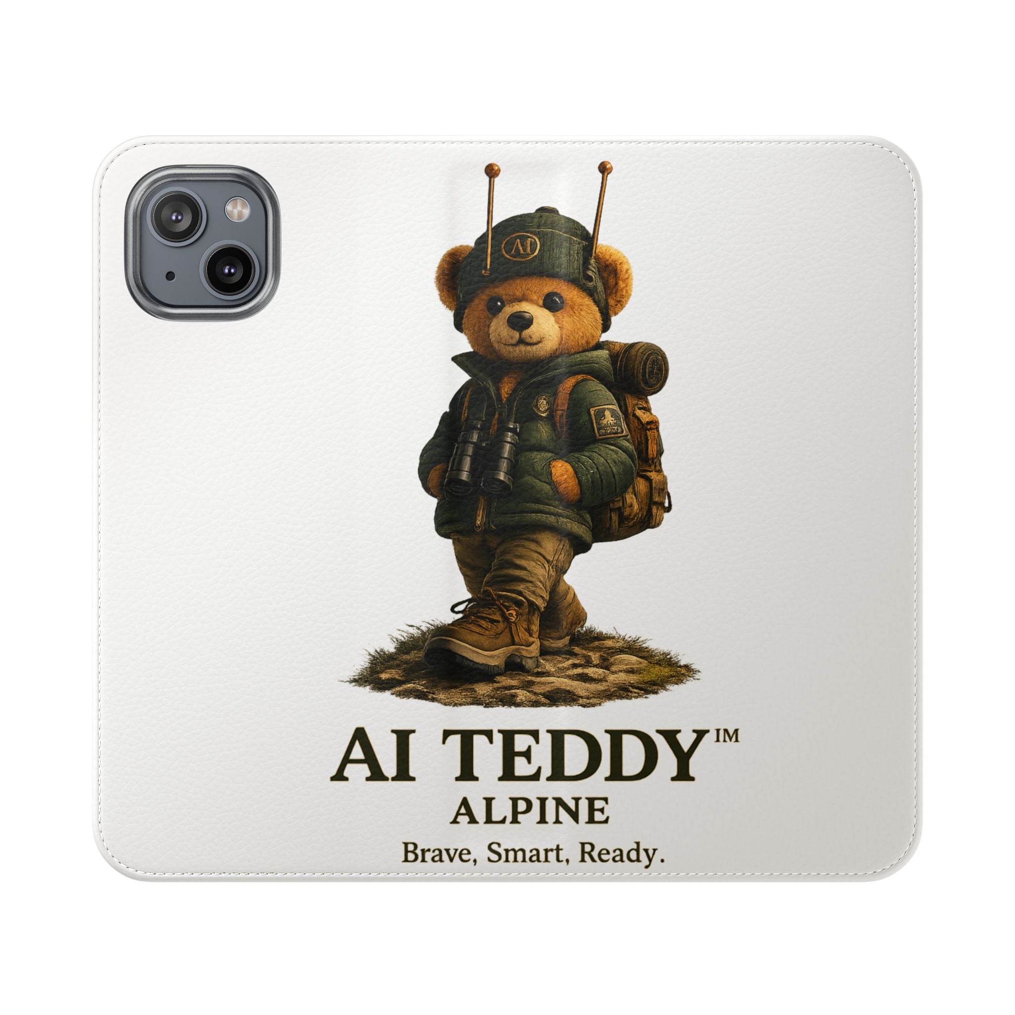AI Teddy Alpine Wallet Phone Case