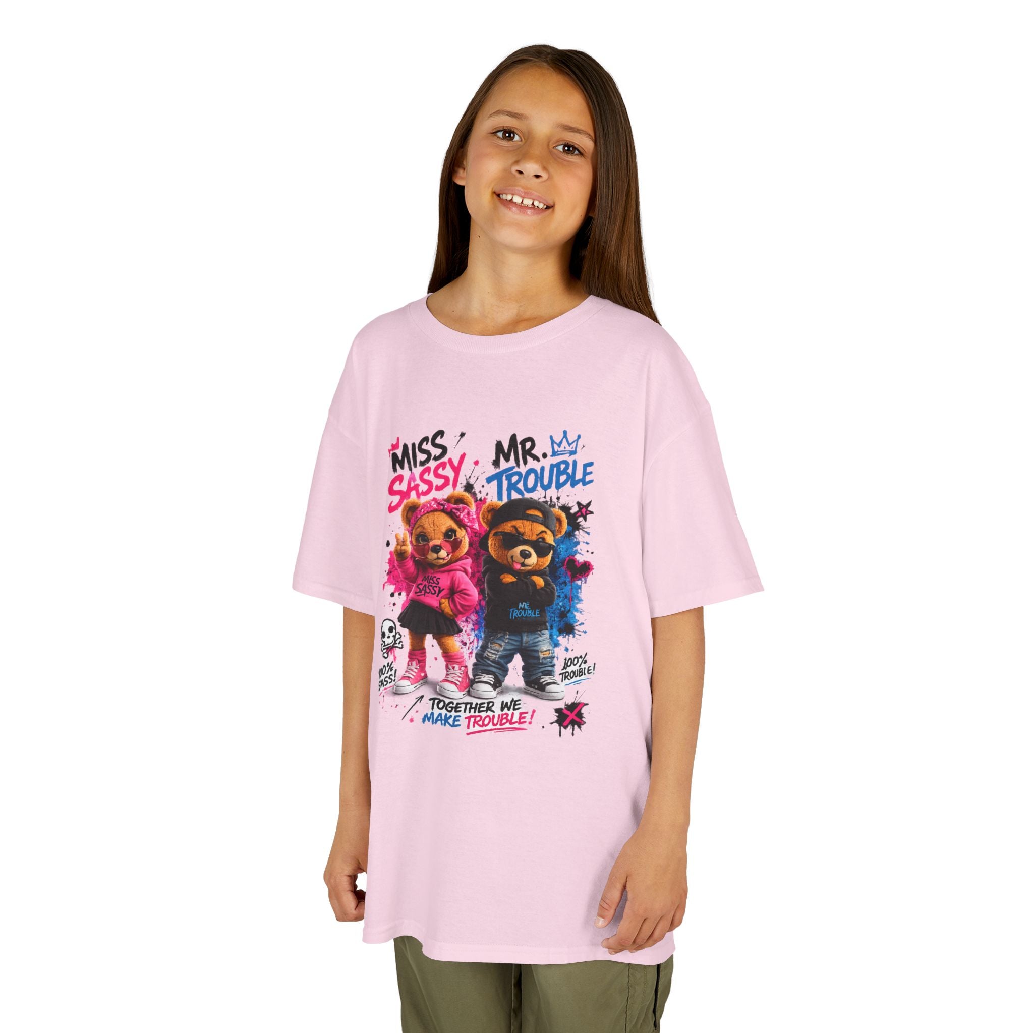 Miss Sassy & Mr. Trouble Teddy Bear T-Shirt