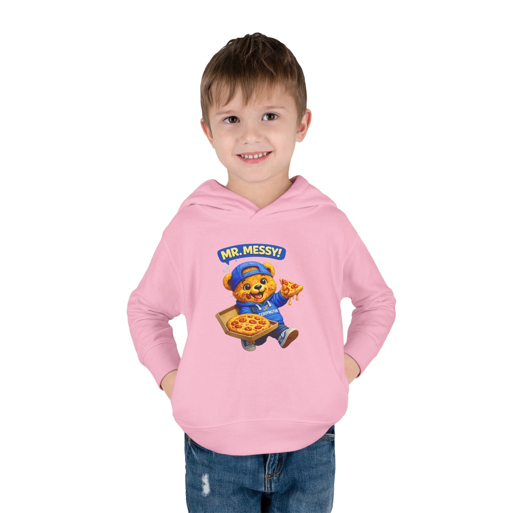 Mr. Messy Pizza Teddy Hoodie