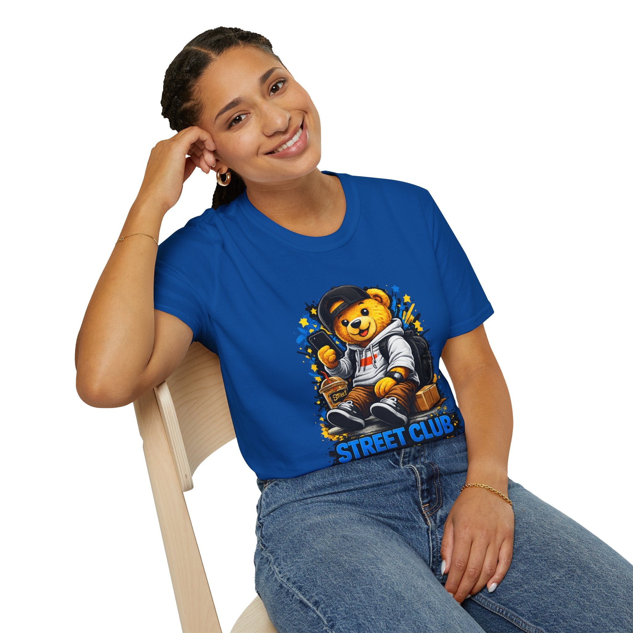 Street Club Teddy Graphic T-Shirt