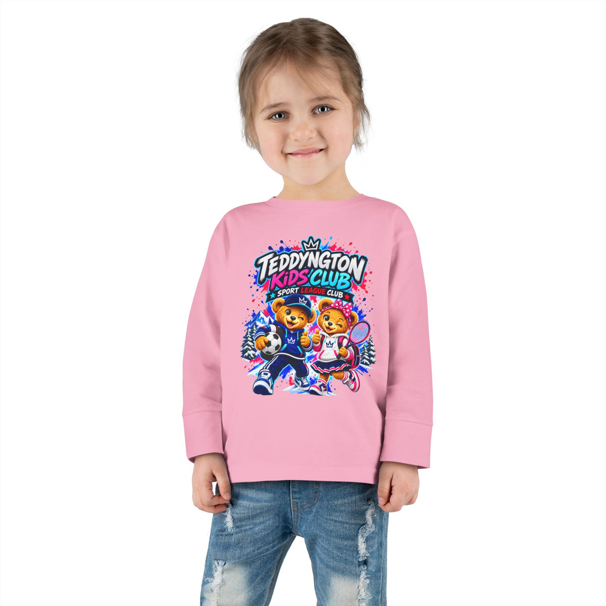 Teddyngton Kids Club Sports Long Sleeve T-Shirt