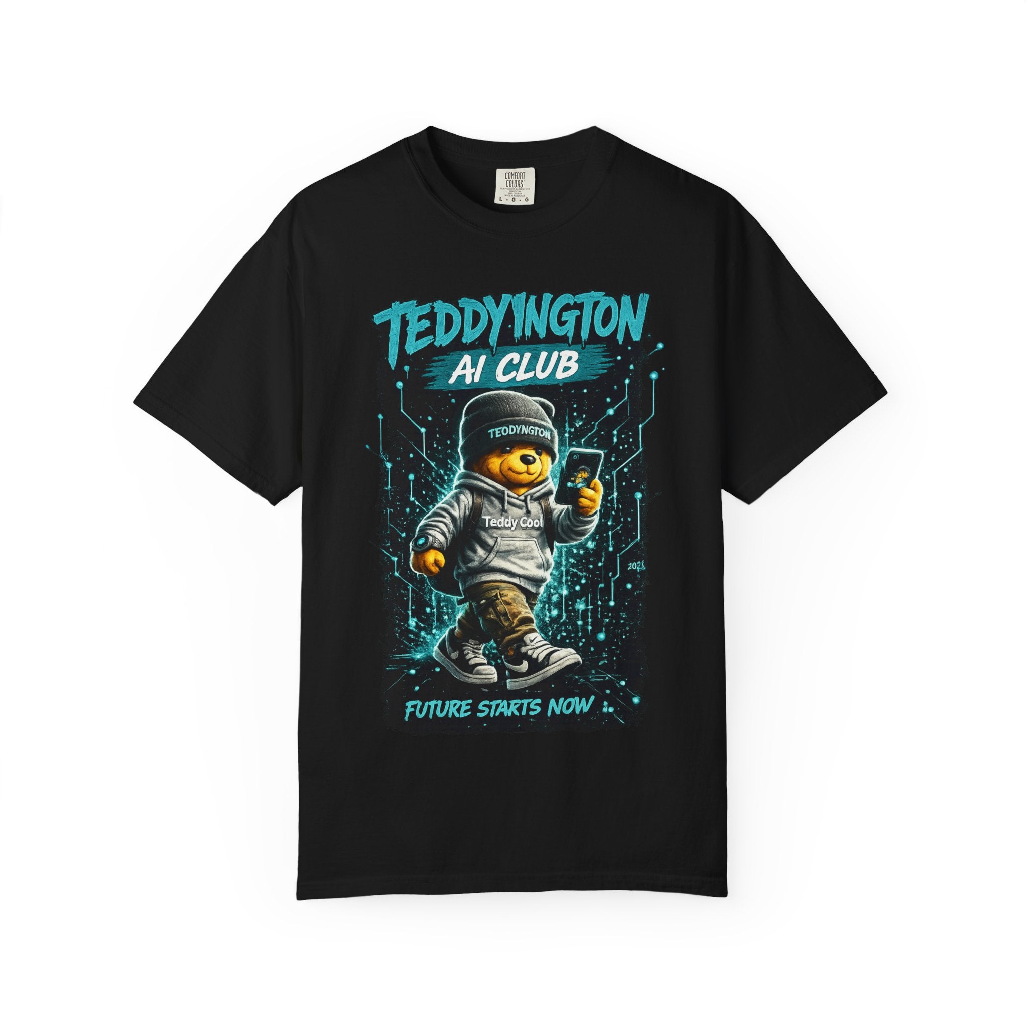 Teddyngton Ai Club Front & Back Print T-Shirt