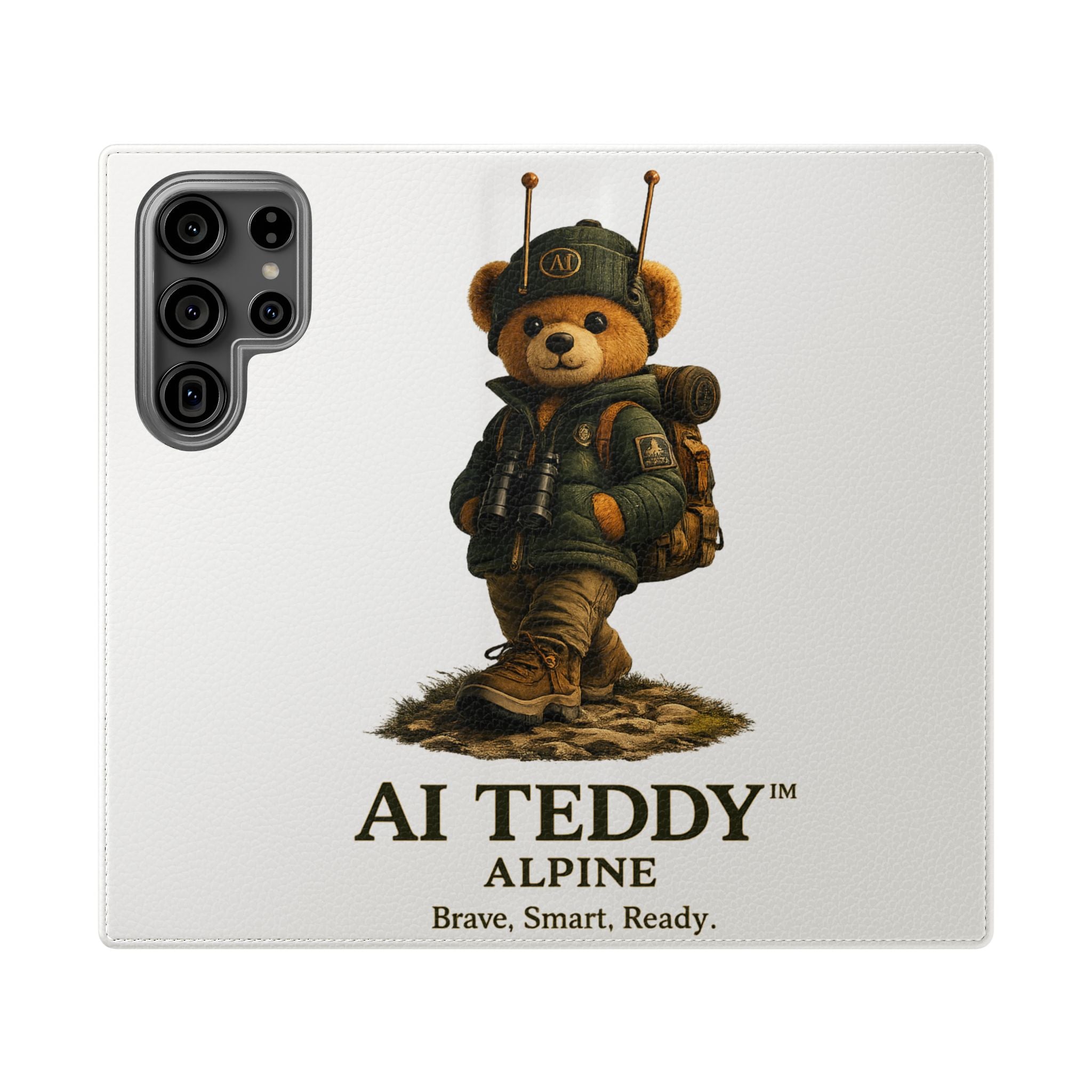 AI Teddy Alpine Wallet Phone Case