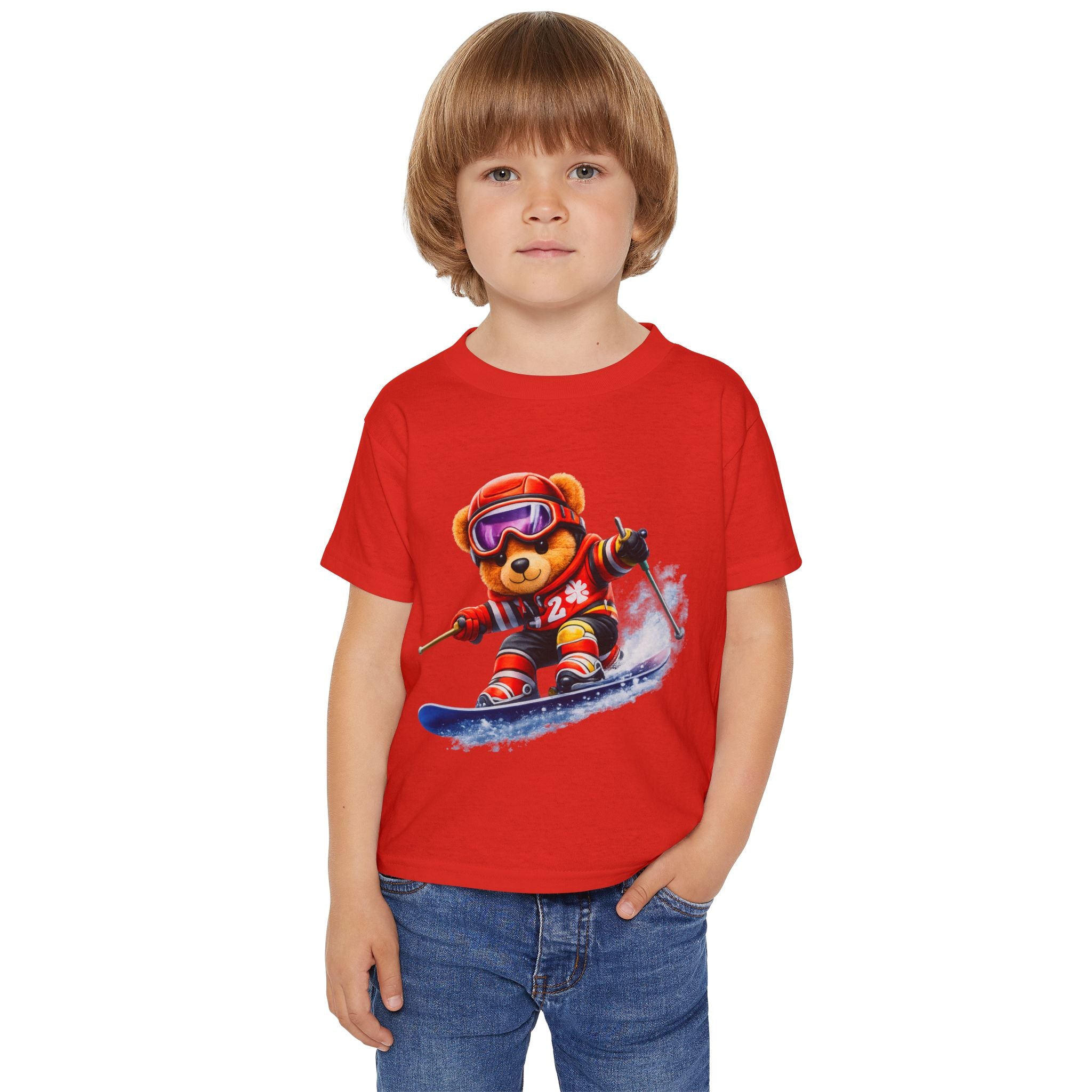 Teddyngton Ski Bear Kids T-Shirt