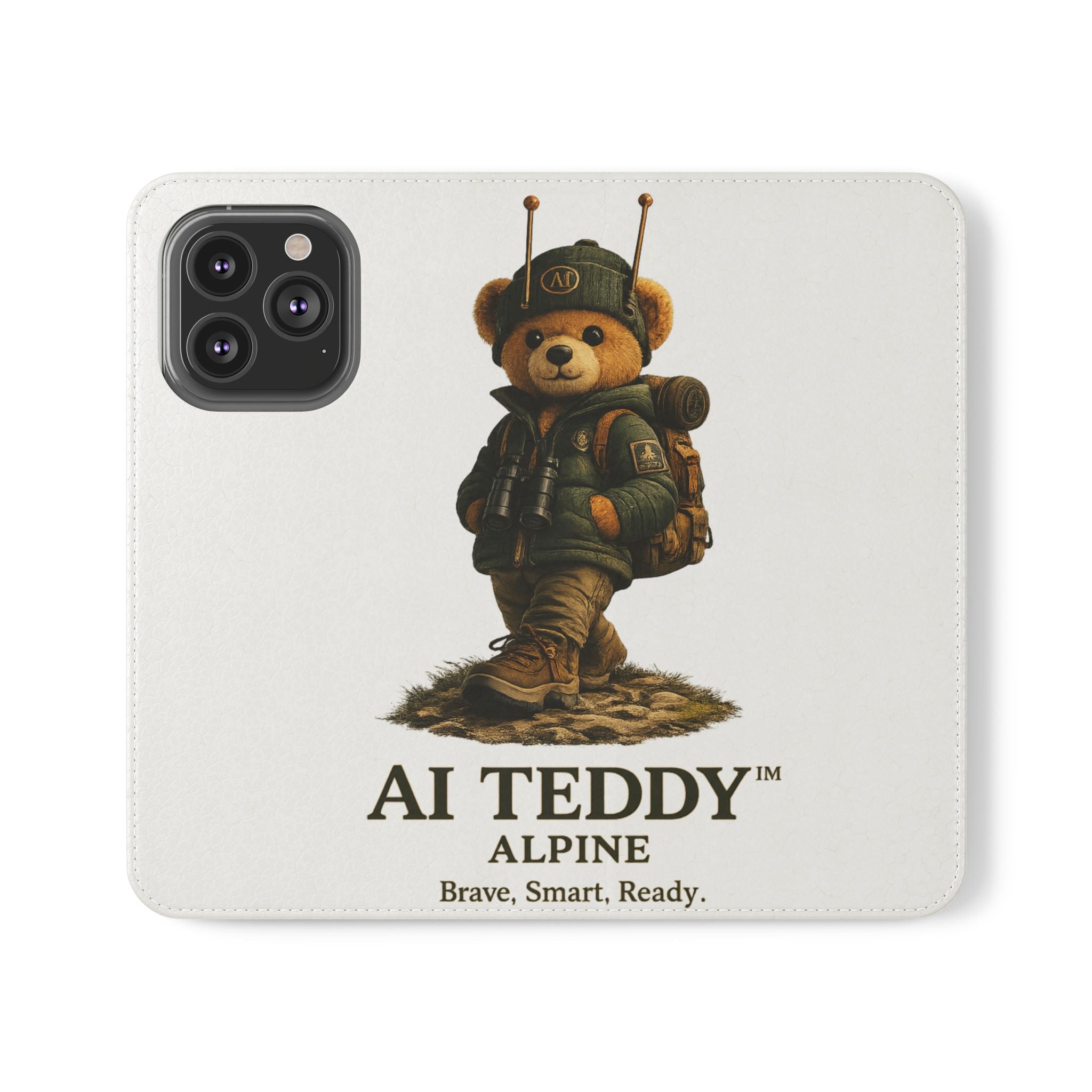 AI Teddy Alpine Wallet Phone Case