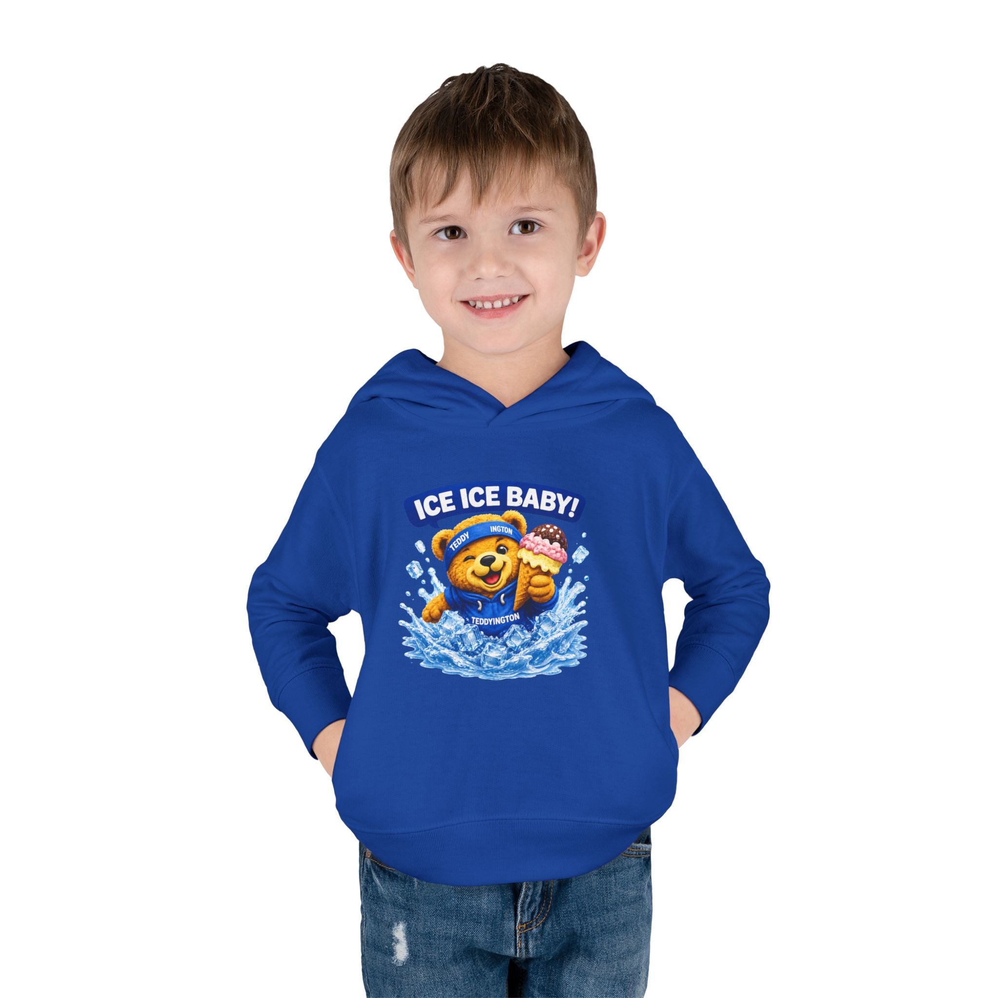 Ice Ice Baby Teddy Bear Toddler Hoodie