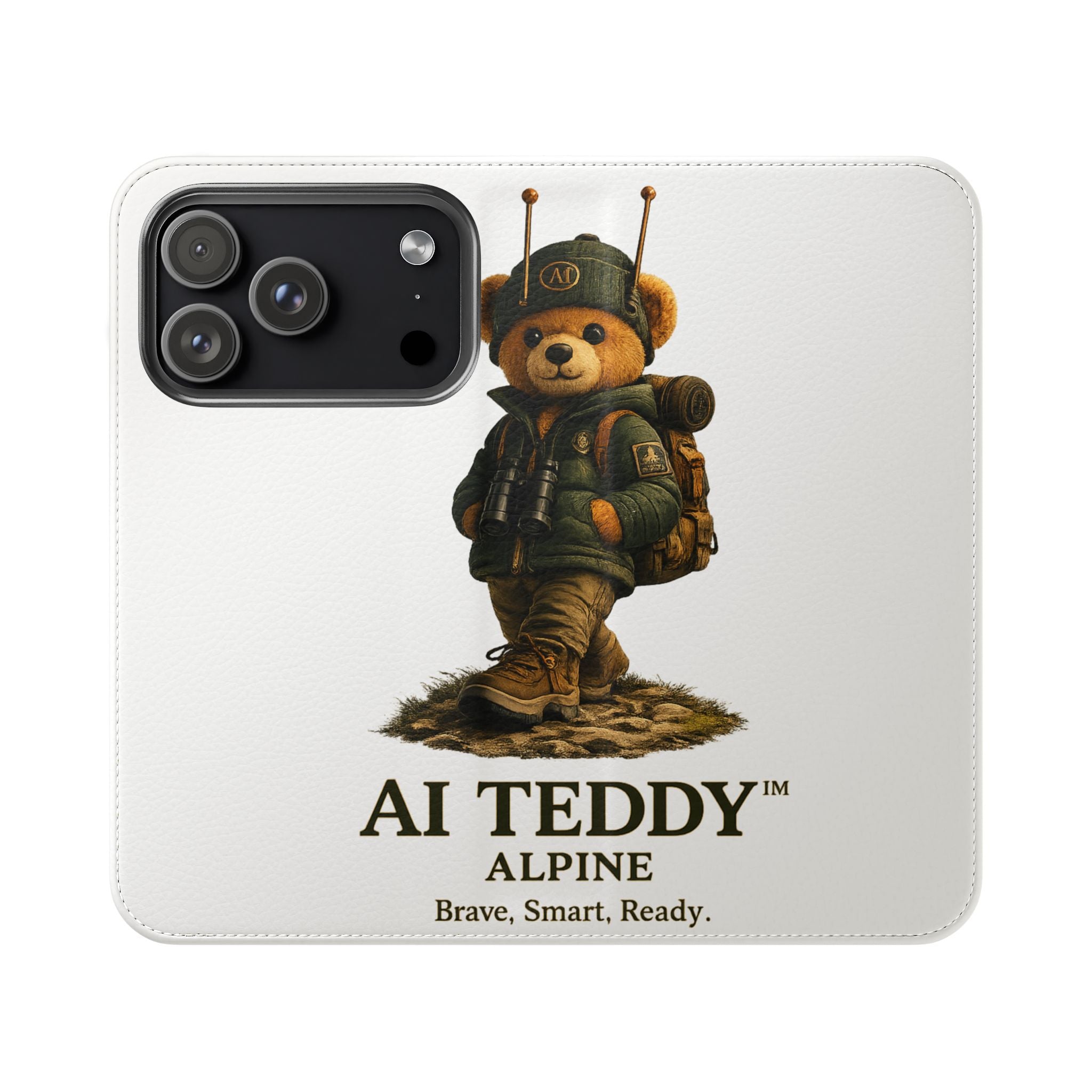 AI Teddy Alpine Wallet Phone Case