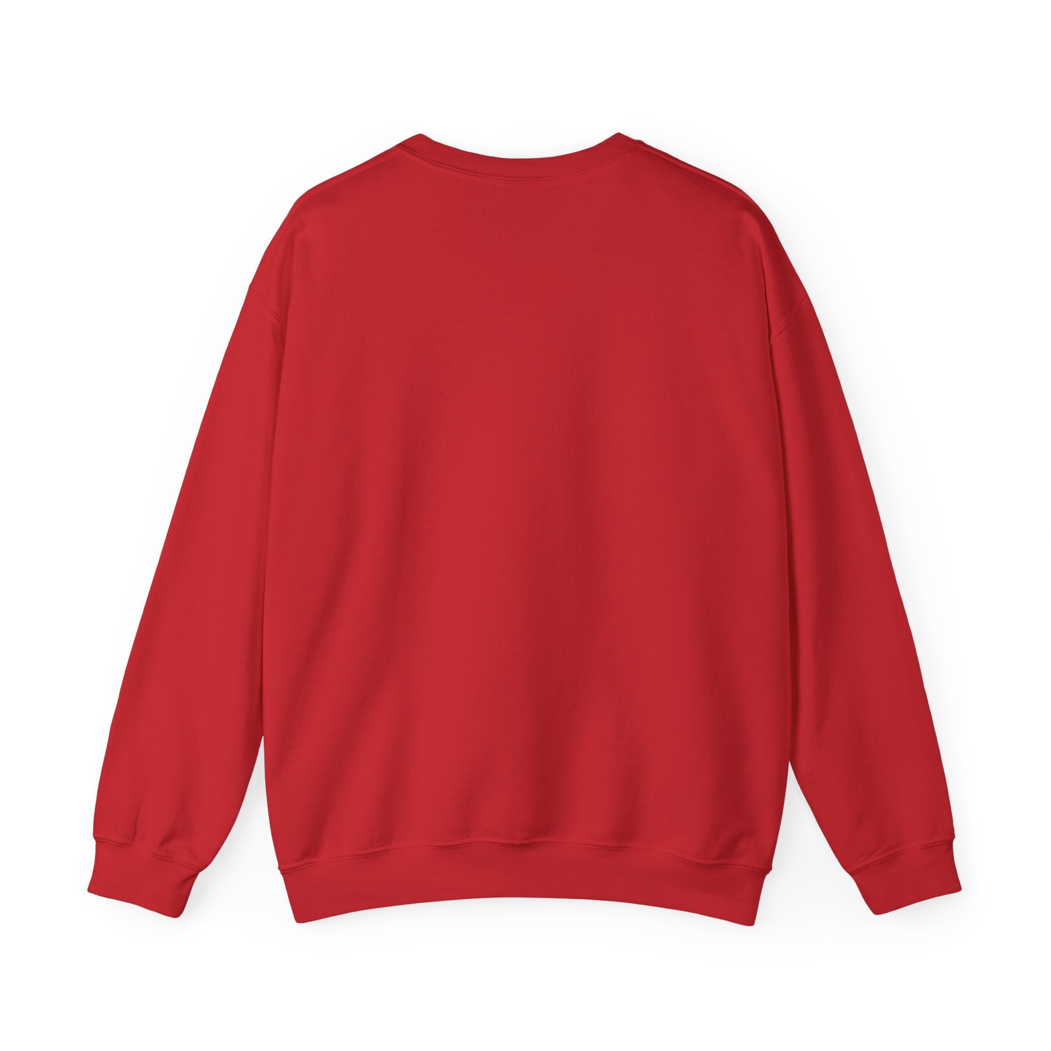 Crewneck Sweatshirt — Teddy Bear with Beanie & Phone Graphic