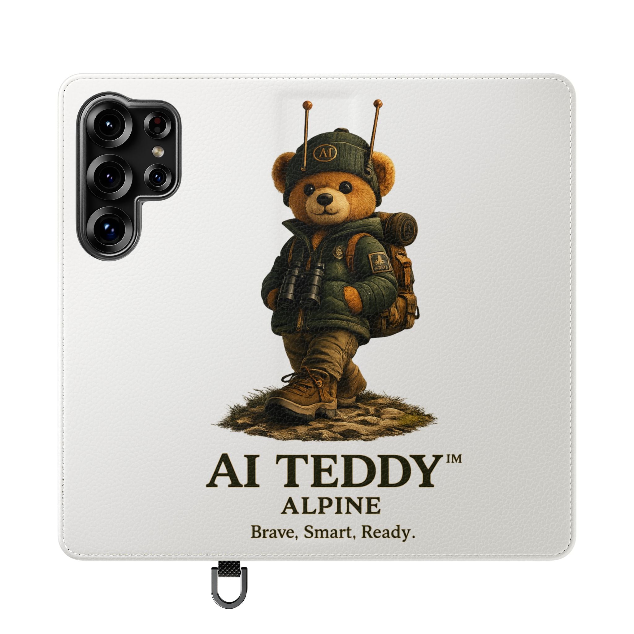 AI Teddy Alpine Wallet Phone Case