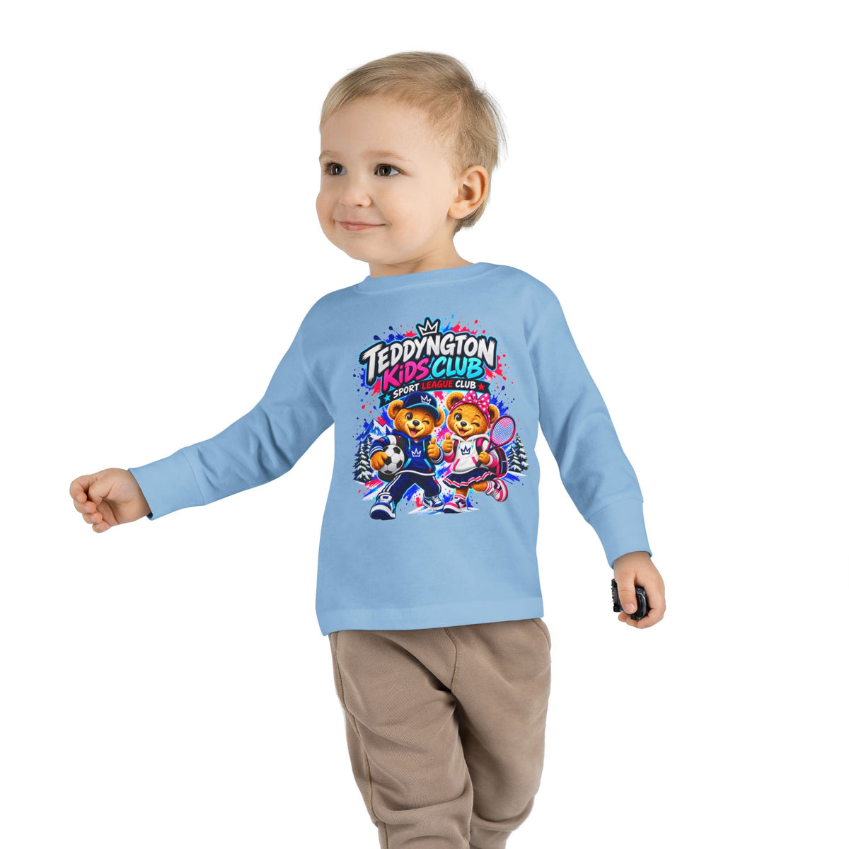 Teddyngton Kids Club Sports Long Sleeve T-Shirt